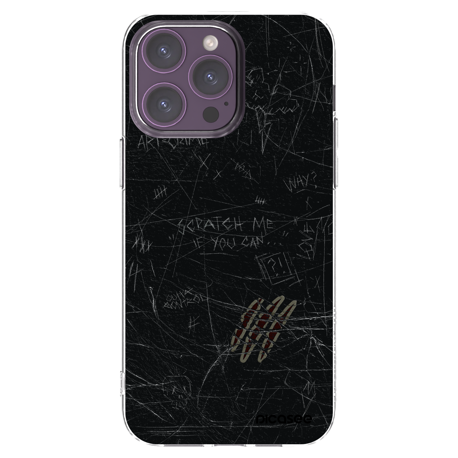 Picasee silikonski prozorni ovitek za Apple iPhone 14 Pro Max - SCRATCH
