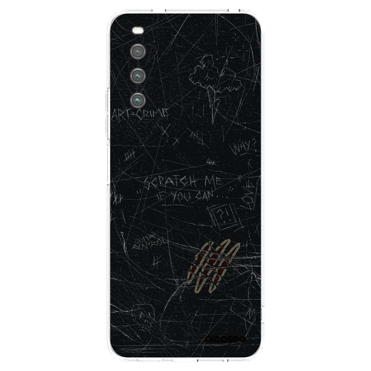 Picasee silikonski prozorni ovitek za Sony Xperia 10 IV 5G - SCRATCH