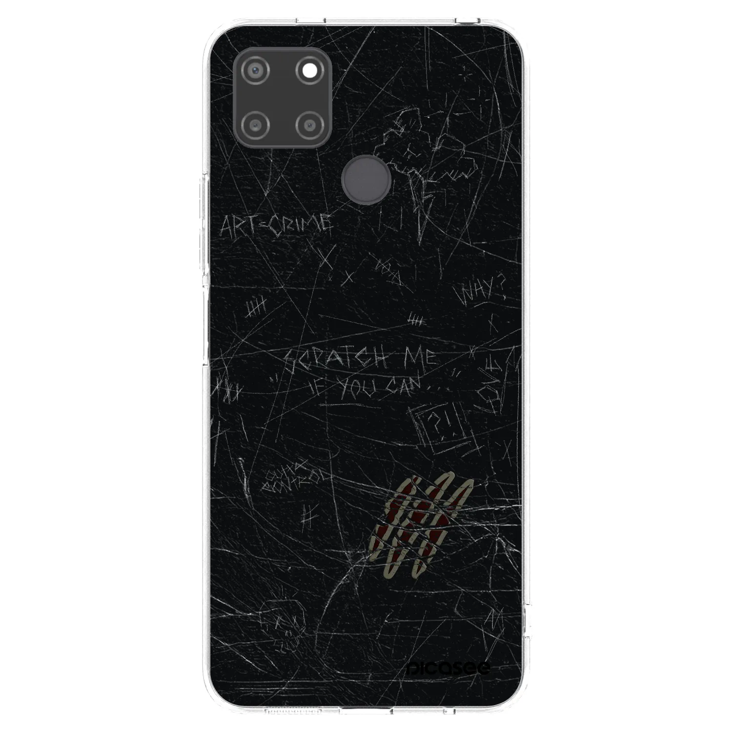 Picasee silikonski prozorni ovitek za Realme C21Y - SCRATCH