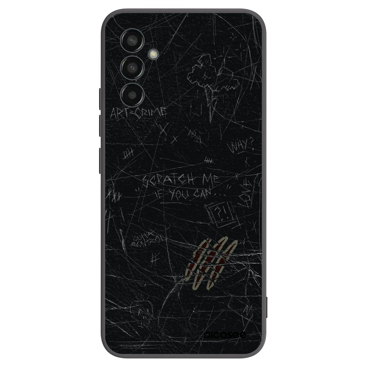 Picasee silikonski črni ovitek za Samsung Galaxy M13 M135F - SCRATCH