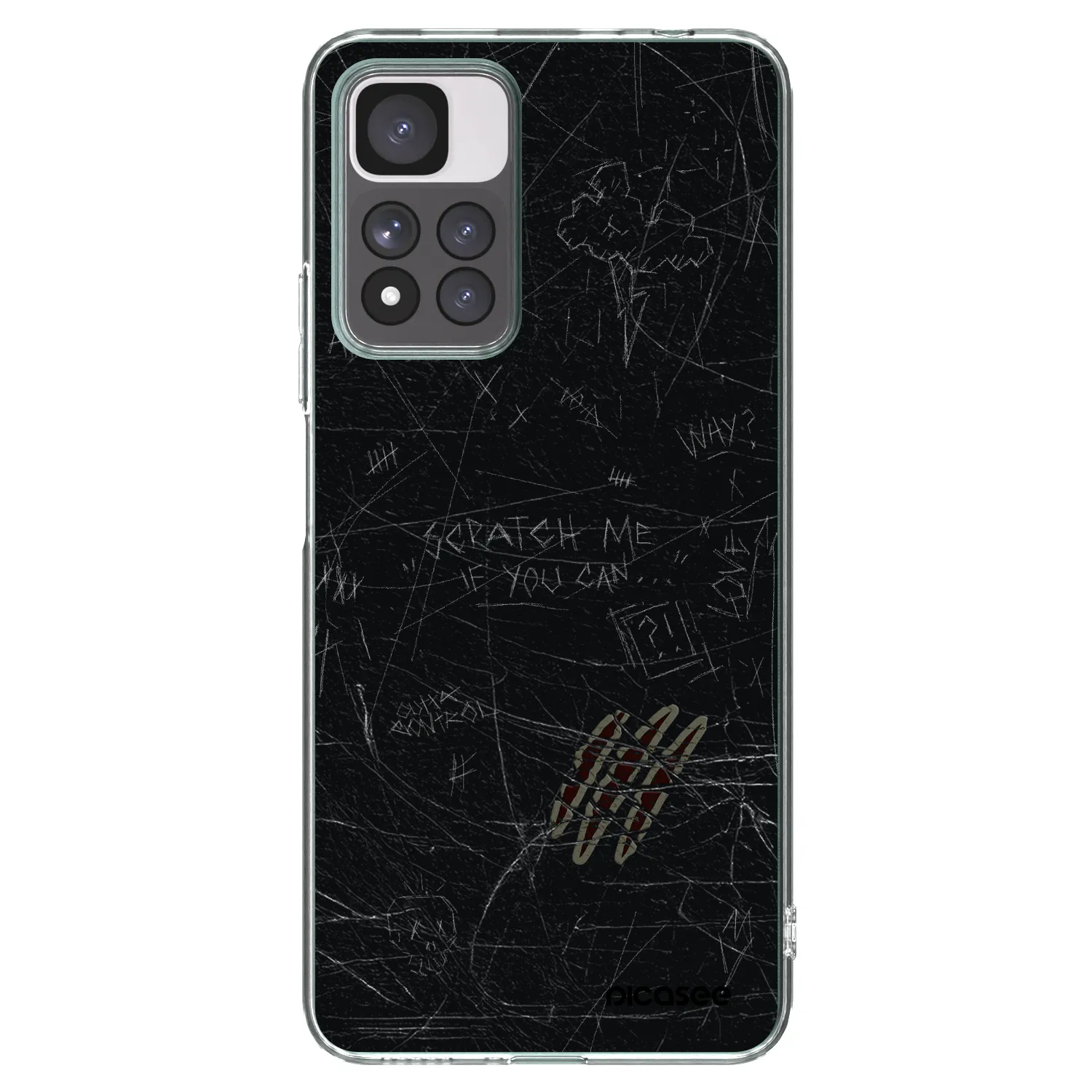 Picasee silikonski prozorni ovitek za Xiaomi Redmi Note 11 Pro+ 5G - SCRATCH