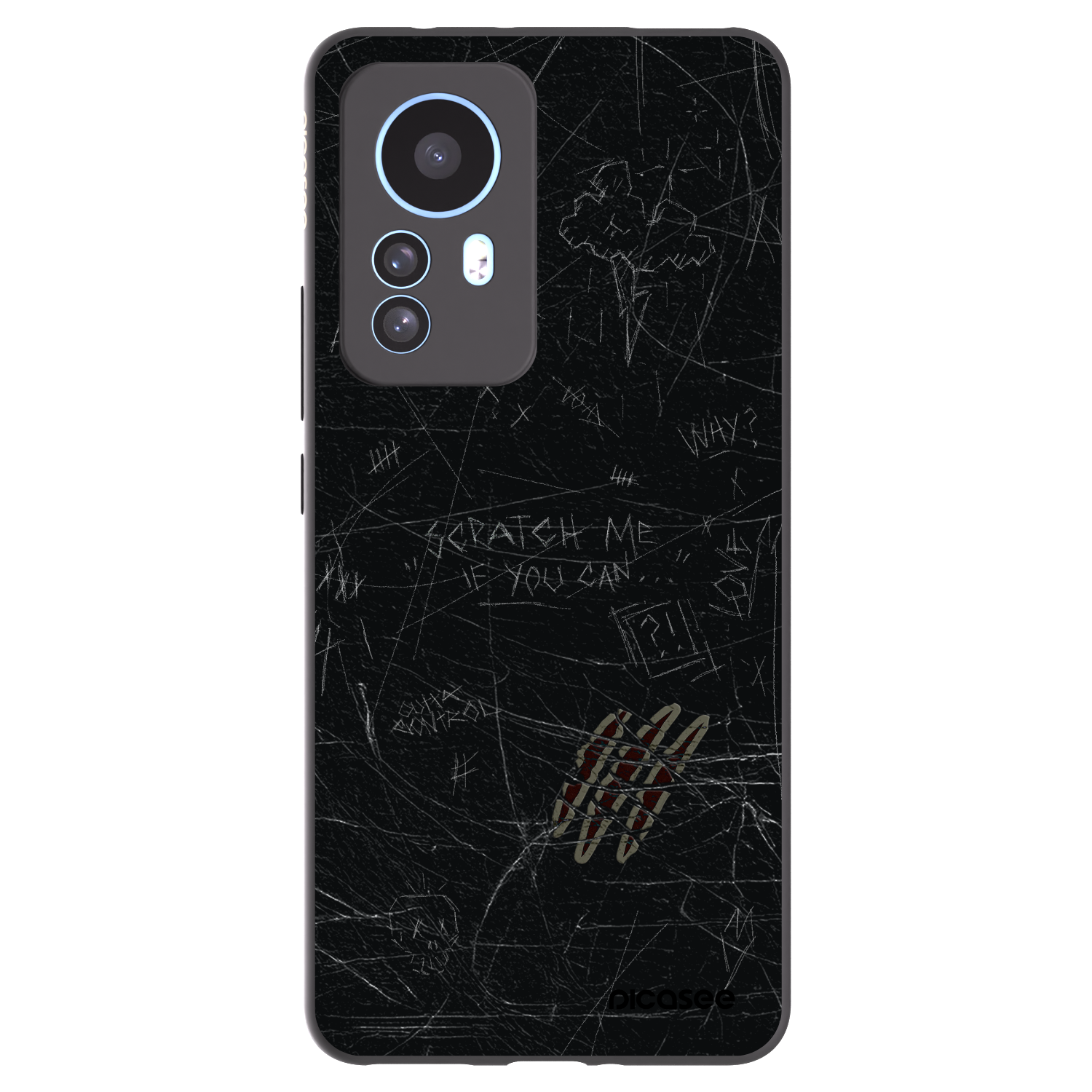 Picasee silikonski črni ovitek za Xiaomi 12T Pro - SCRATCH