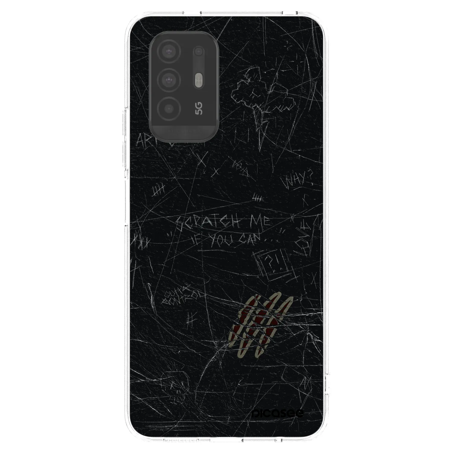 Picasee silikonski prozorni ovitek za OPPO A94 5G - SCRATCH