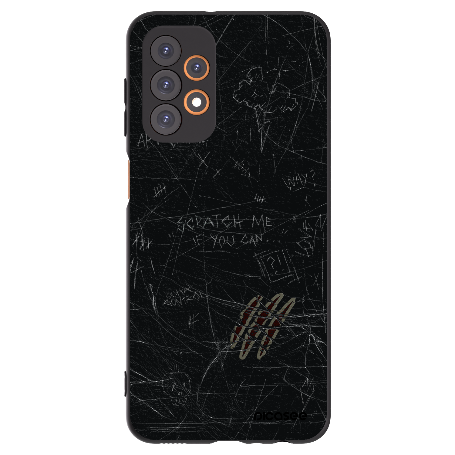 Picasee silikonski črni ovitek za Samsung Galaxy A23 A235F 4G - SCRATCH