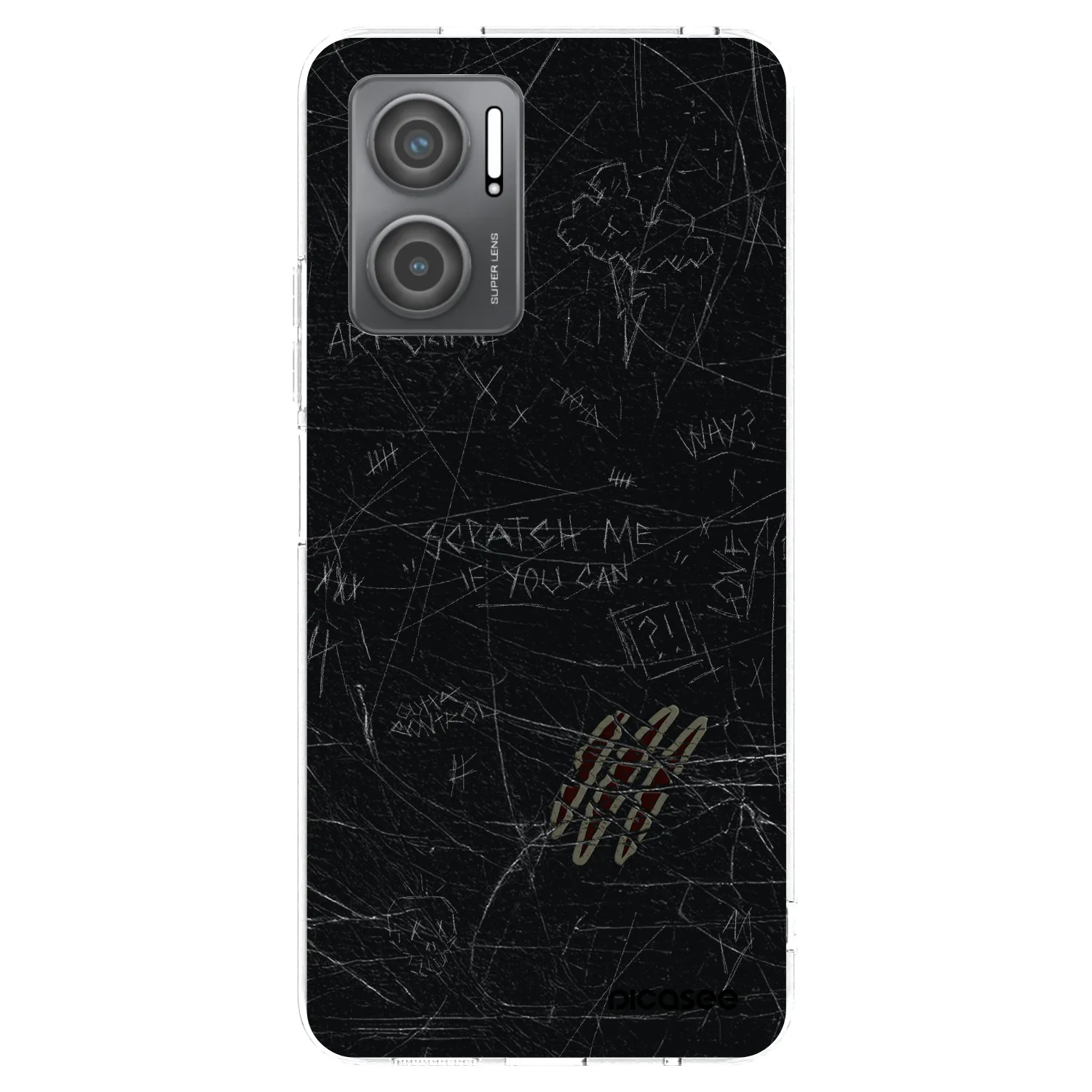 Picasee silikonski prozorni ovitek za Xiaomi Redmi 10 5G - SCRATCH
