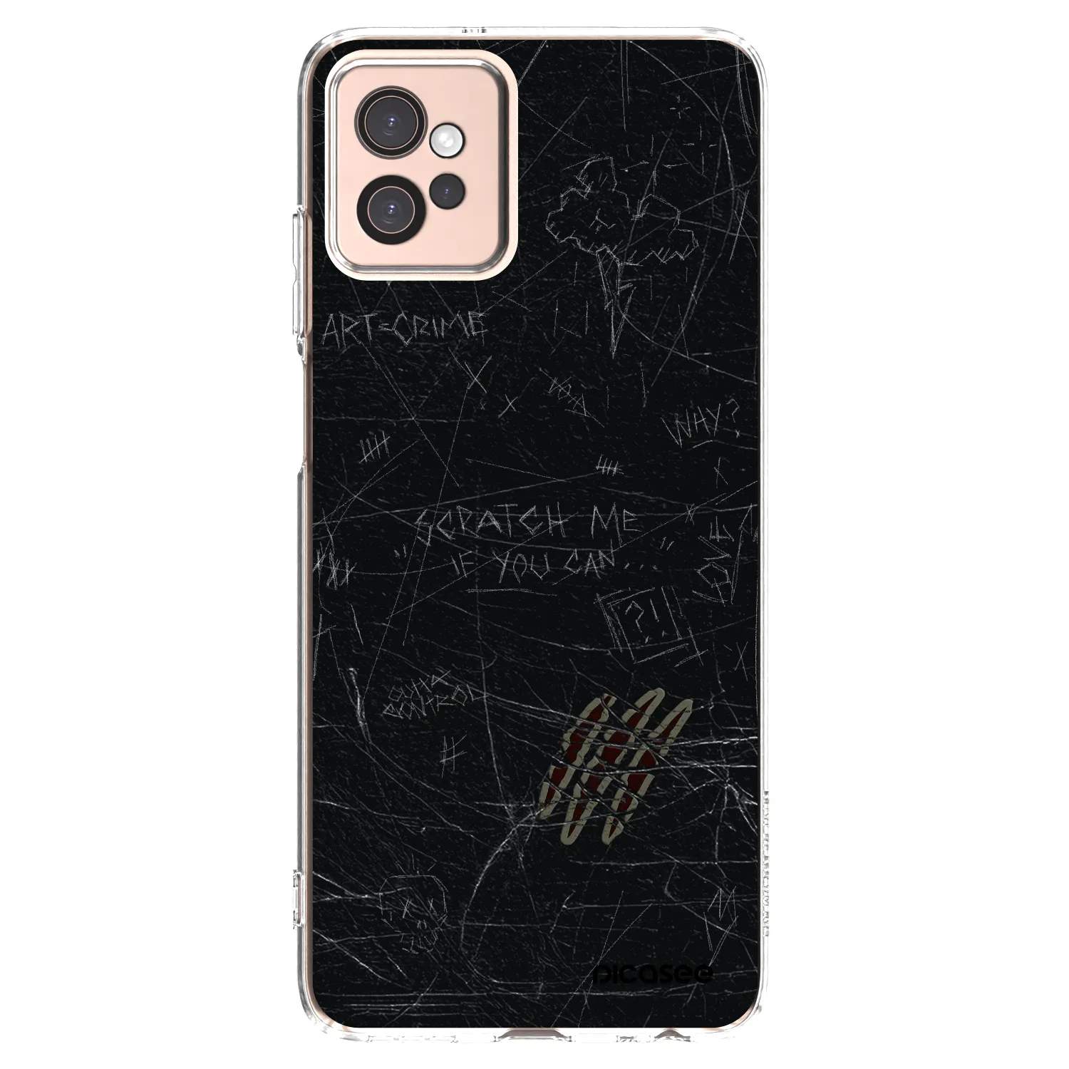 Picasee silikonski prozorni ovitek za Motorola Moto G32 - SCRATCH