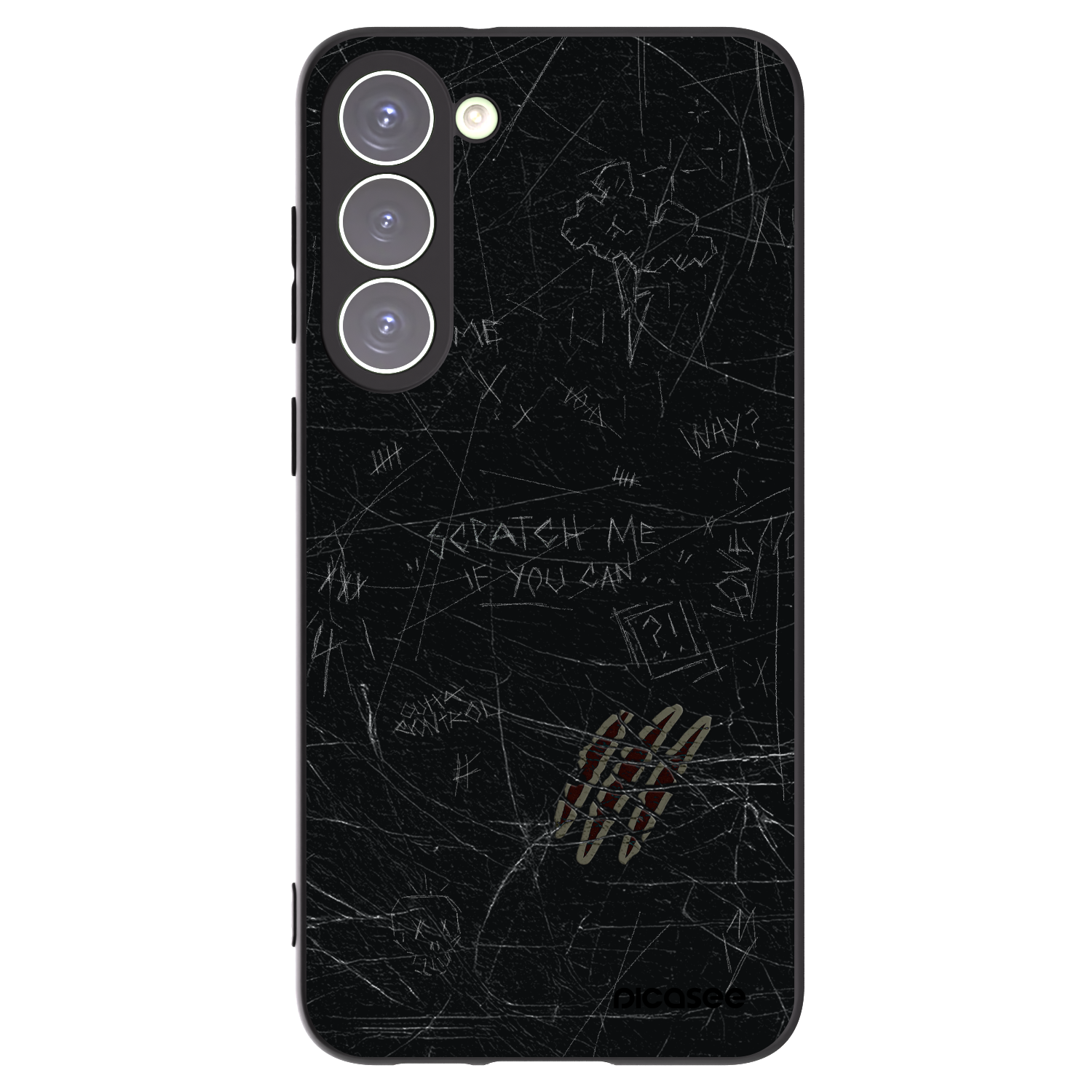 Picasee silikonski črni ovitek za Samsung Galaxy S23+ 5G - SCRATCH