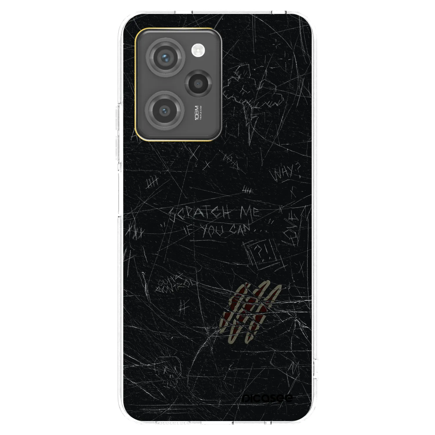 Picasee silikonski prozorni ovitek za Xiaomi Poco X5 Pro - SCRATCH
