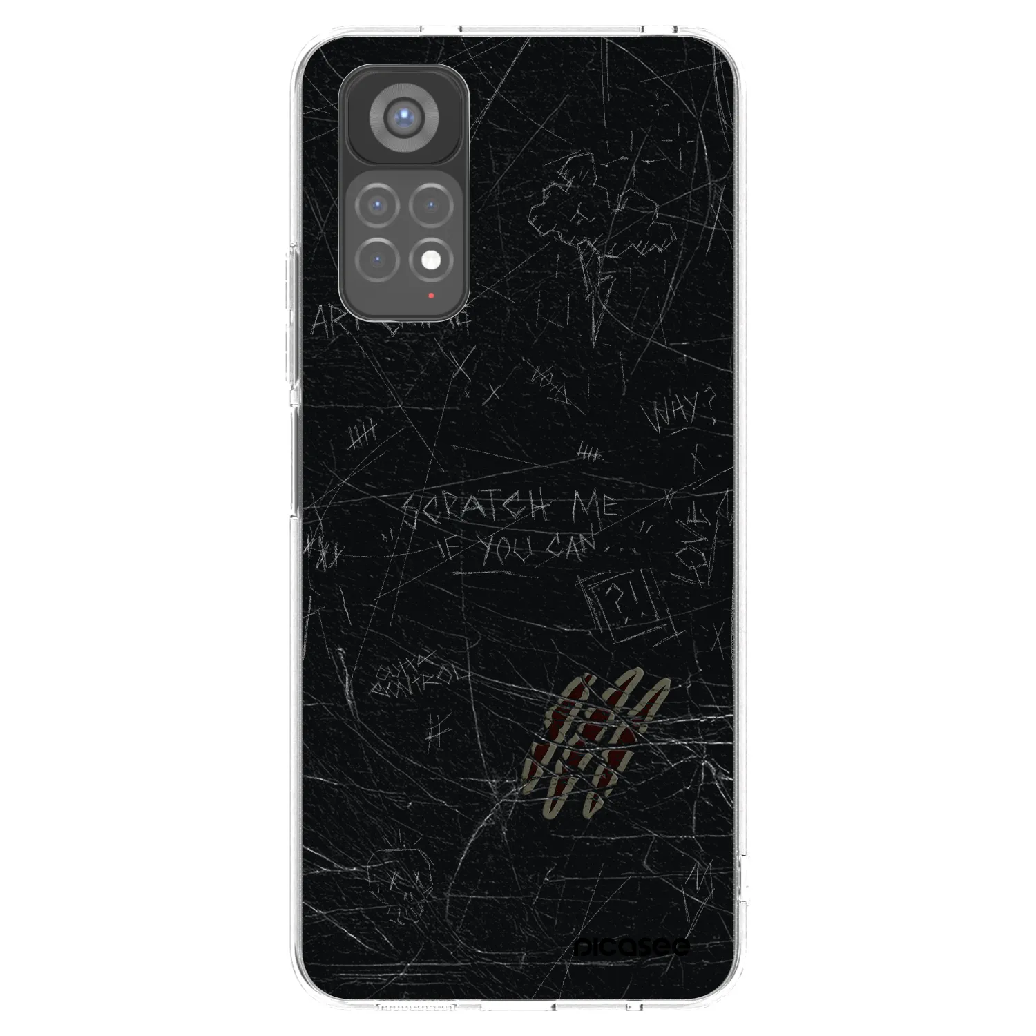 Picasee silikonski prozorni ovitek za Xiaomi Redmi Note 11S 5G - SCRATCH