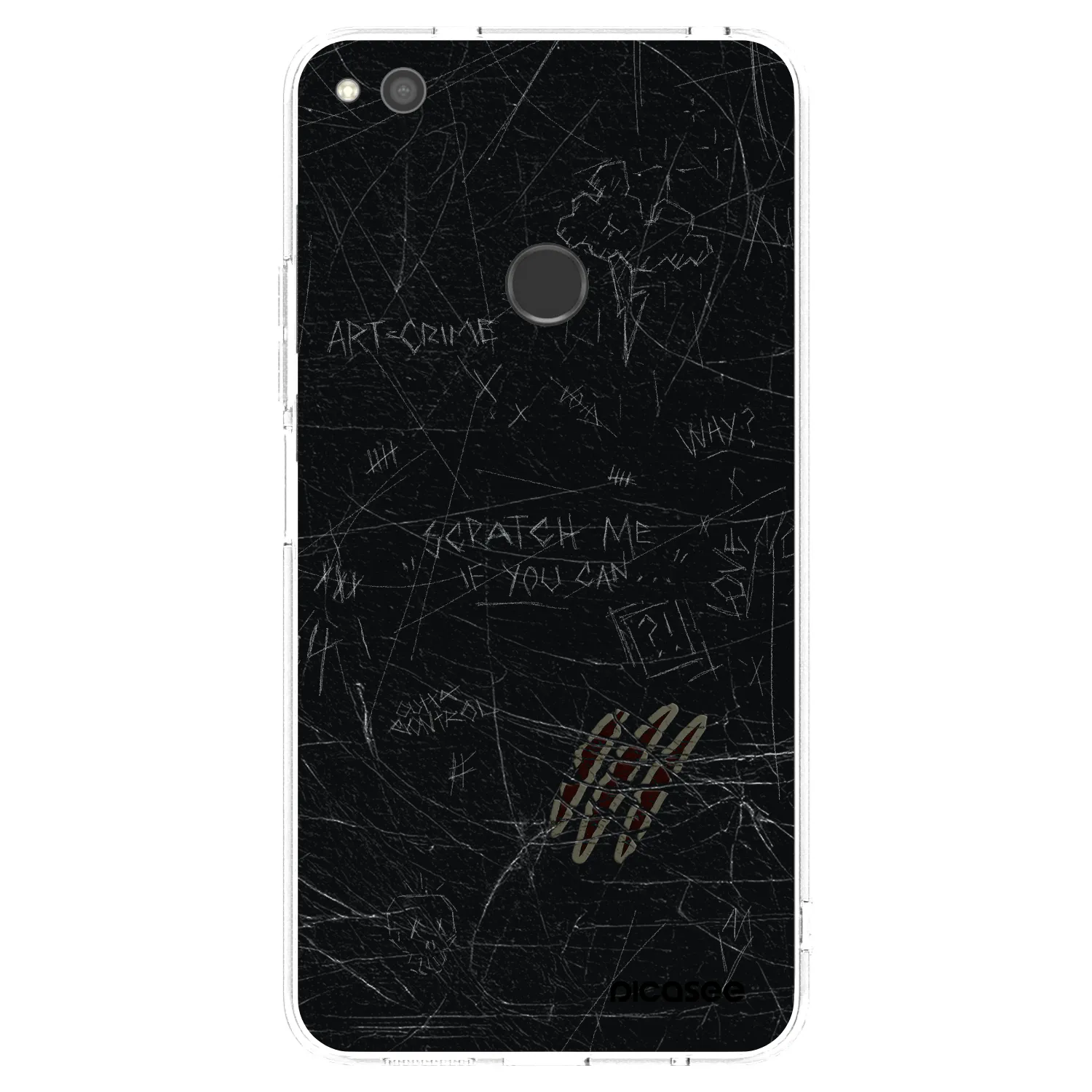 Picasee silikonski prozorni ovitek za Huawei P9 Lite 2017 - SCRATCH