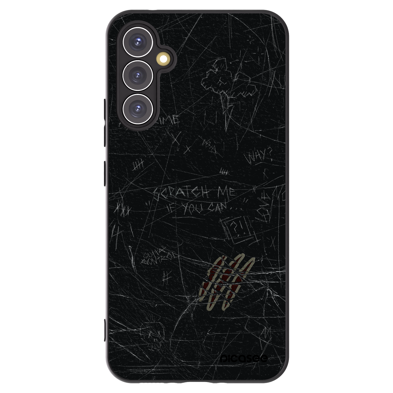 Picasee silikonski črni ovitek za Samsung Galaxy A34 5G A346B - SCRATCH