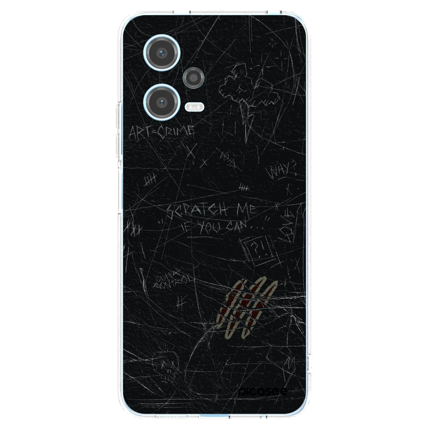 Picasee silikonski prozorni ovitek za Xiaomi Redmi Note 12 5G - SCRATCH