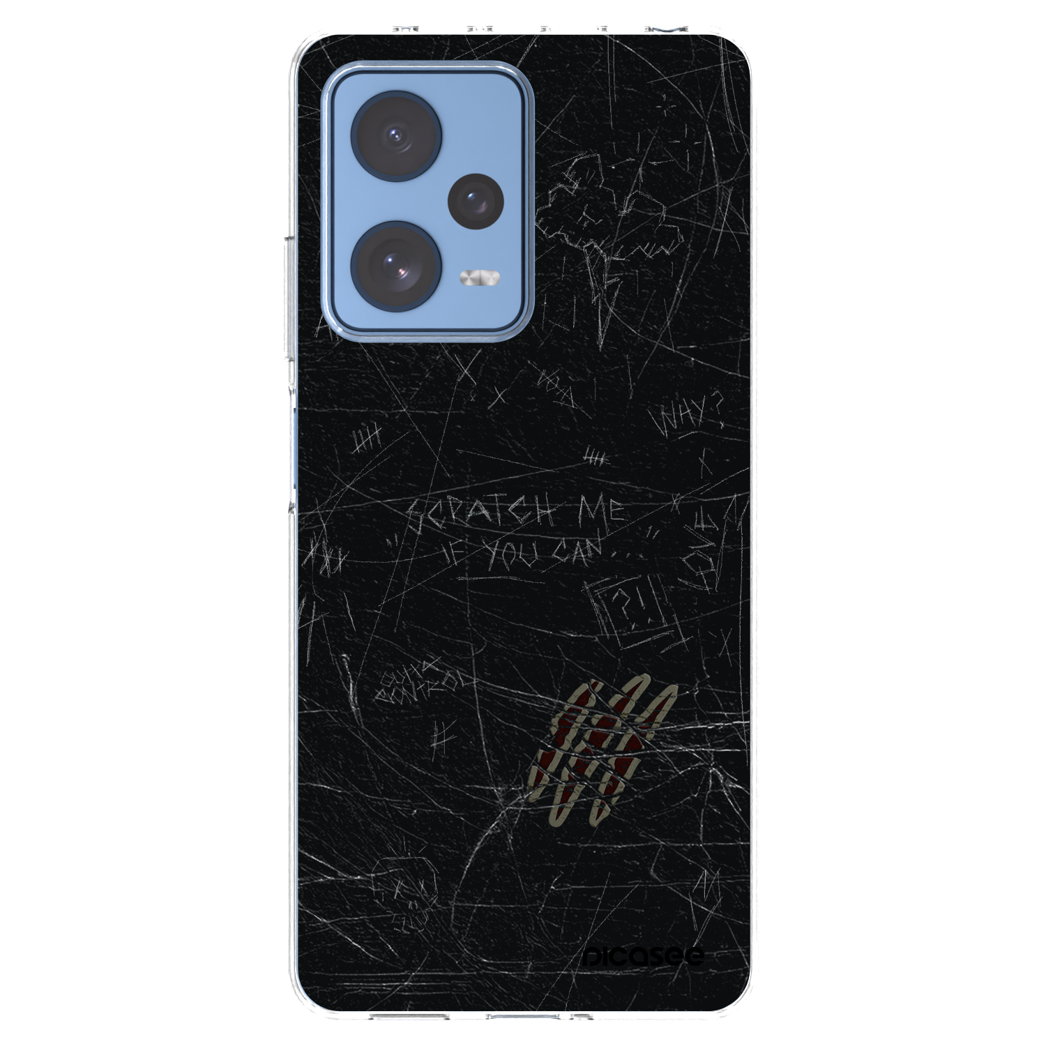 Picasee silikonski prozorni ovitek za Xiaomi Redmi Note 12 Pro 5G - SCRATCH