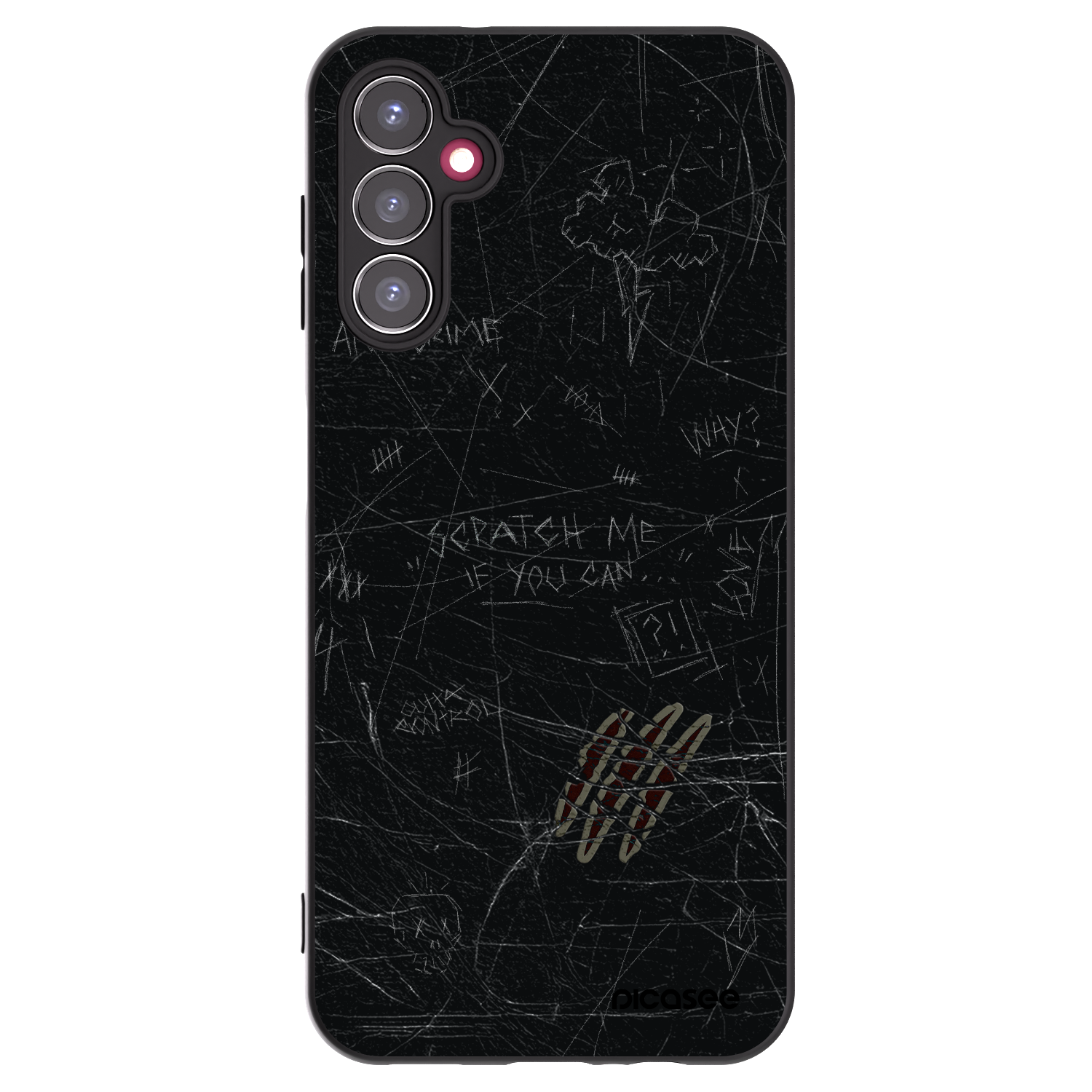 Picasee silikonski črni ovitek za Samsung Galaxy A14 4G A145R - SCRATCH