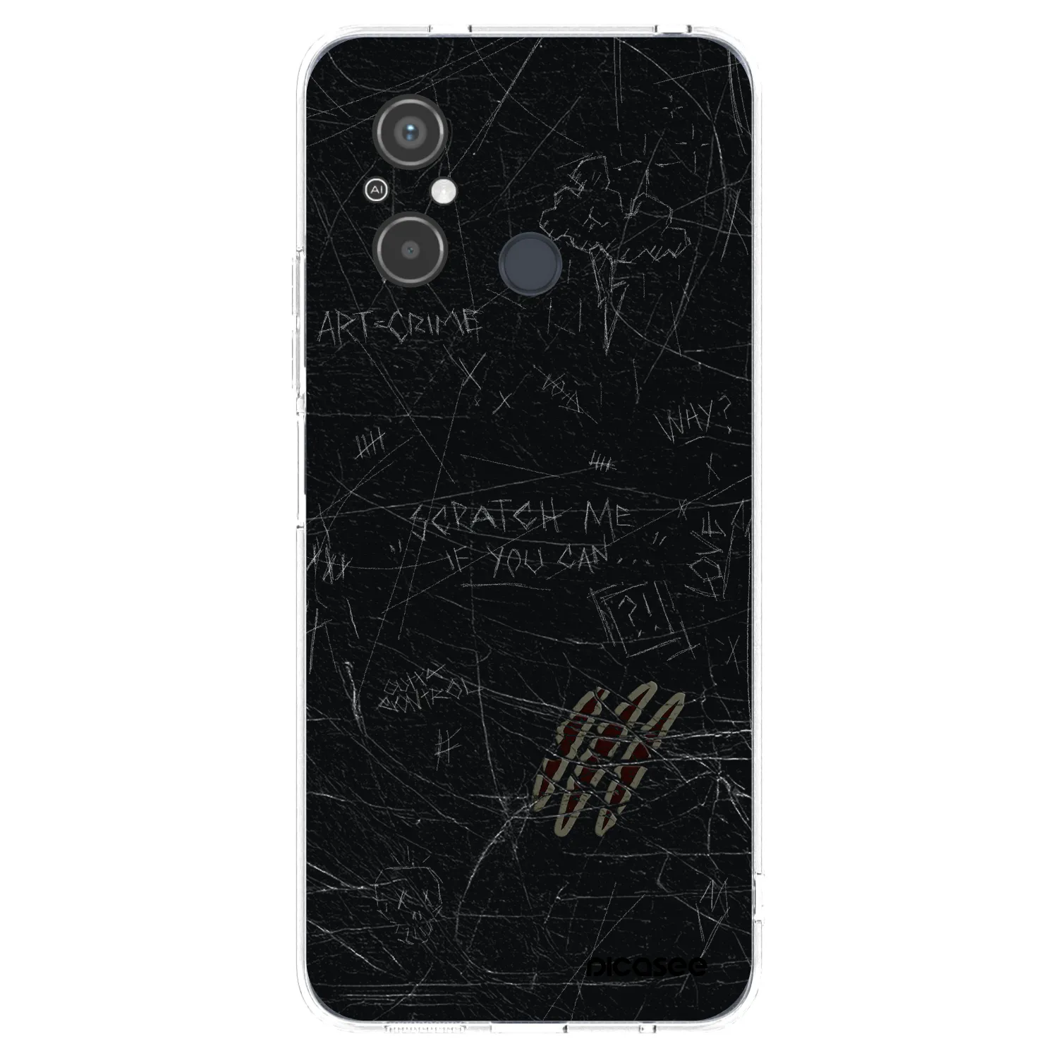 Picasee silikonski prozorni ovitek za Xiaomi Redmi 12C - SCRATCH