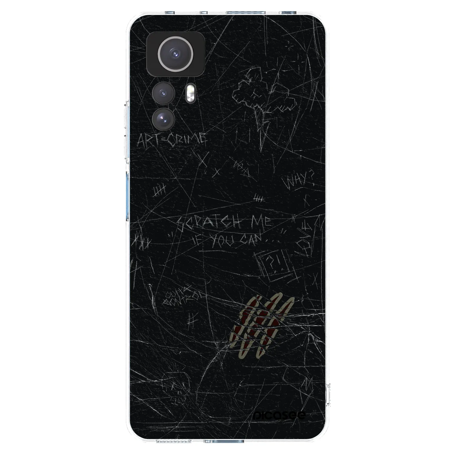 Picasee silikonski prozorni ovitek za Xiaomi Redmi Note 12S - SCRATCH