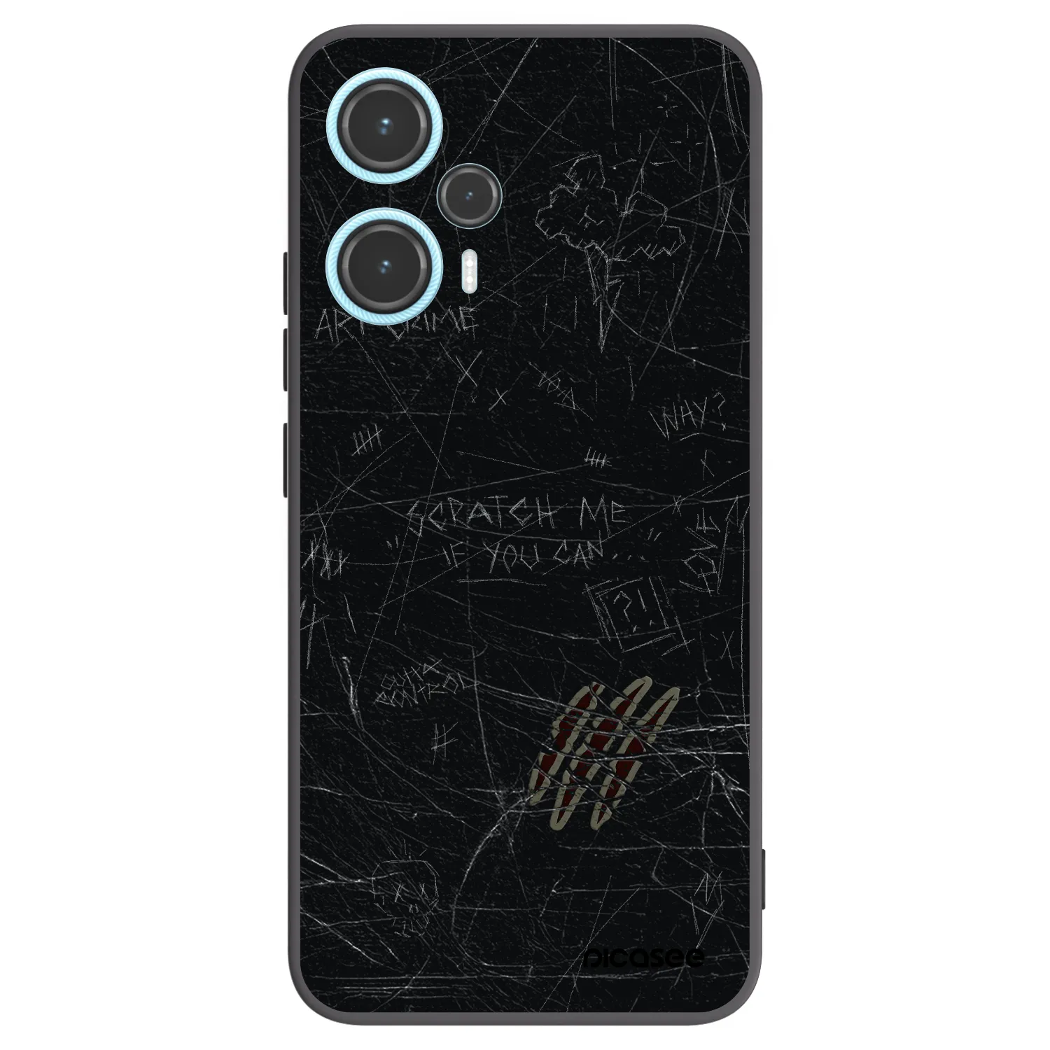 Picasee silikonski črni ovitek za Xiaomi Poco F5 - SCRATCH