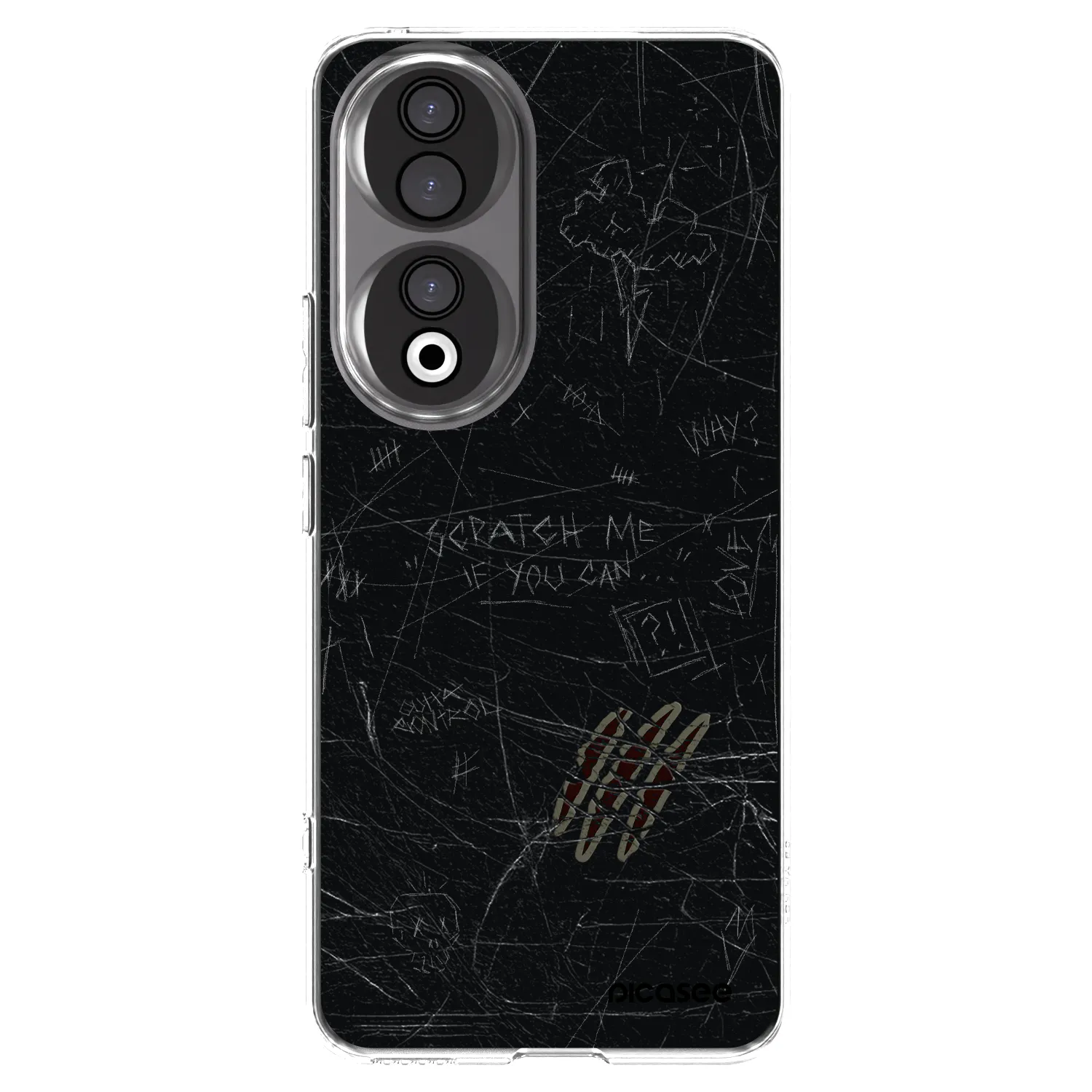 Picasee silikonski prozorni ovitek za Honor 90 5G - SCRATCH