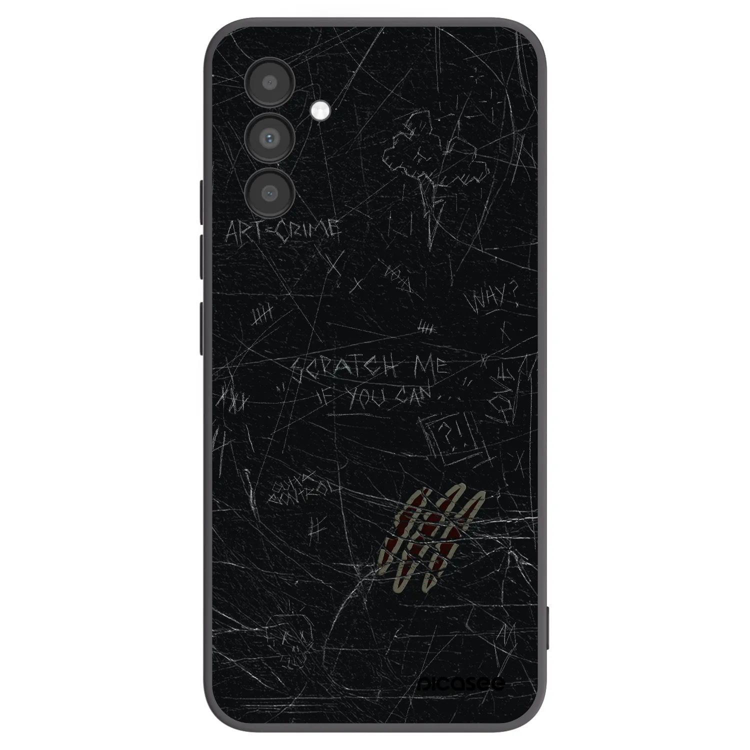 Picasee silikonski črni ovitek za Samsung Galaxy A04s A047F - SCRATCH