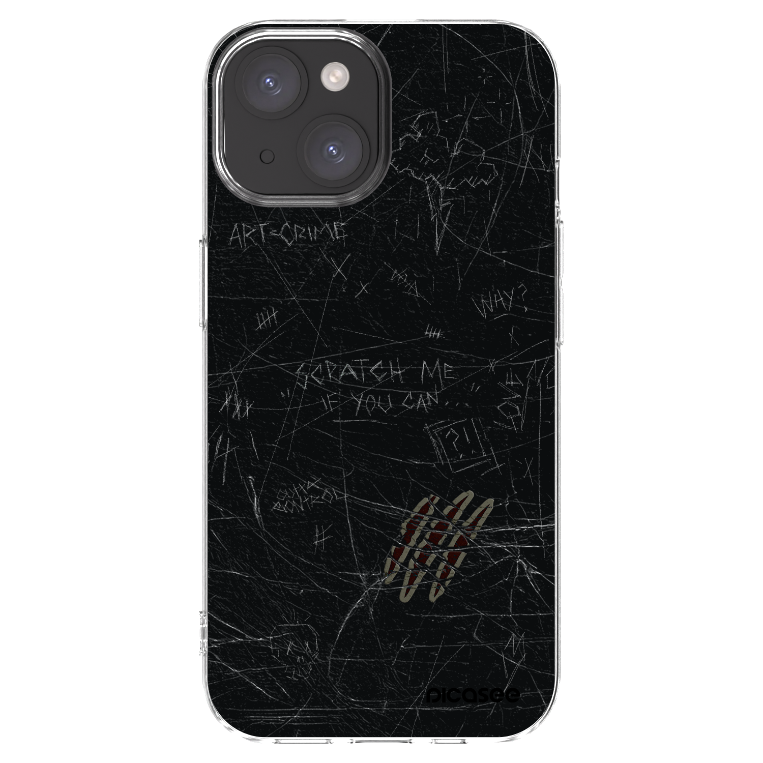 Picasee silikonski prozorni ovitek za Apple iPhone 15 - SCRATCH