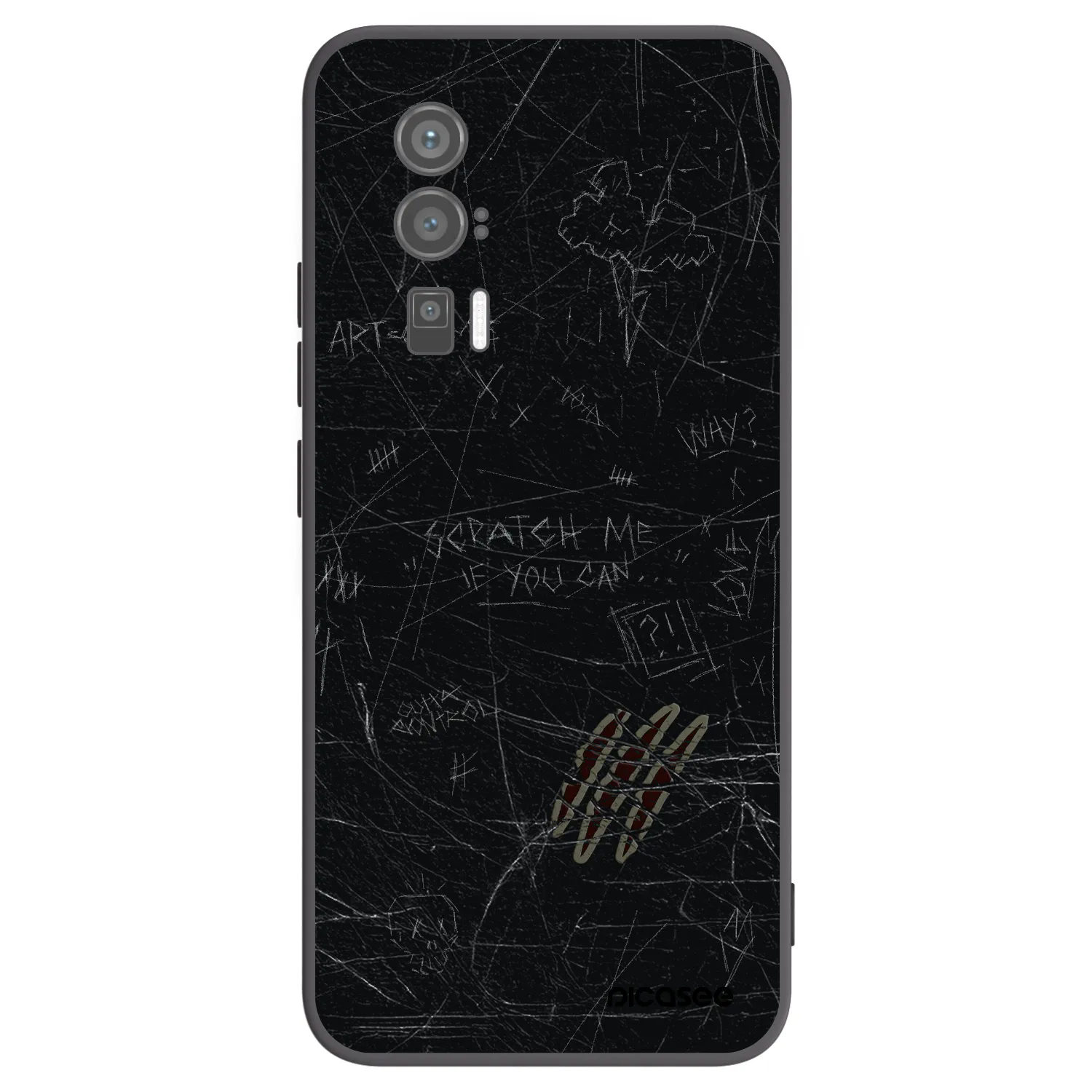 Picasee silikonski črni ovitek za Xiaomi Poco F5 Pro 5G - SCRATCH