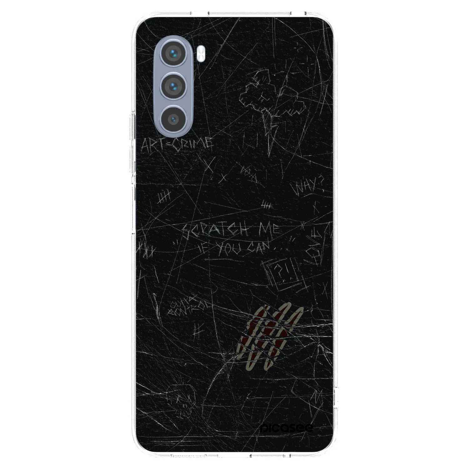 Picasee silikonski prozorni ovitek za Motorola Moto G62 - SCRATCH