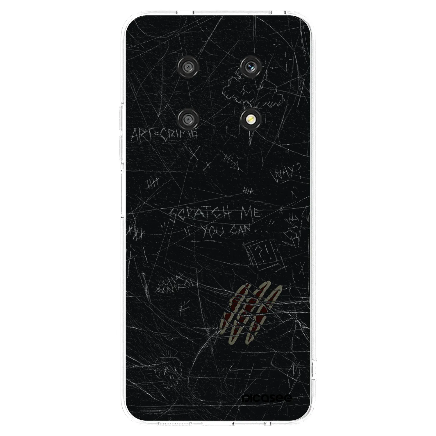 Picasee silikonski prozorni ovitek za Honor Magic4 Lite 5G - SCRATCH
