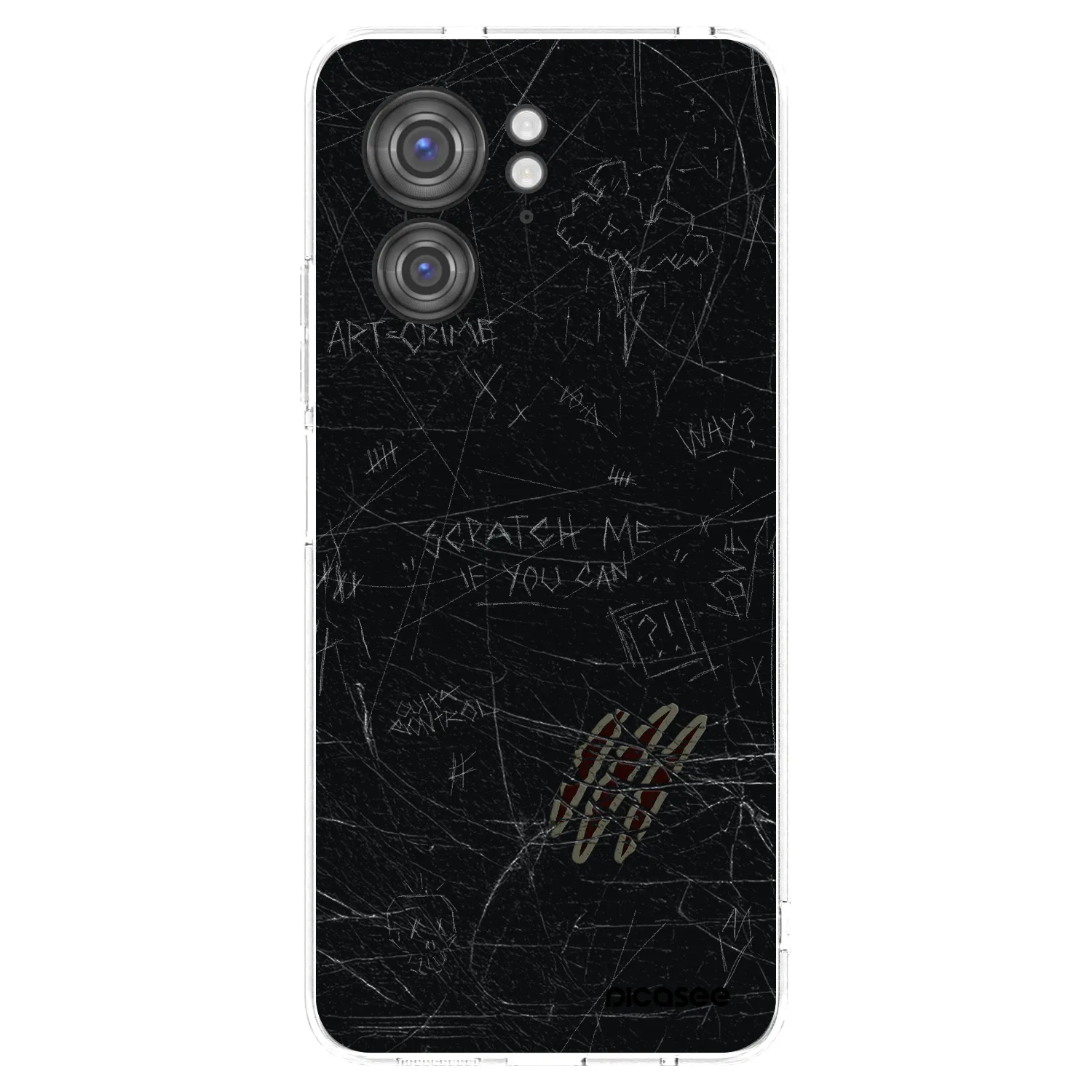 Picasee silikonski prozorni ovitek za Motorola Edge 40 - SCRATCH