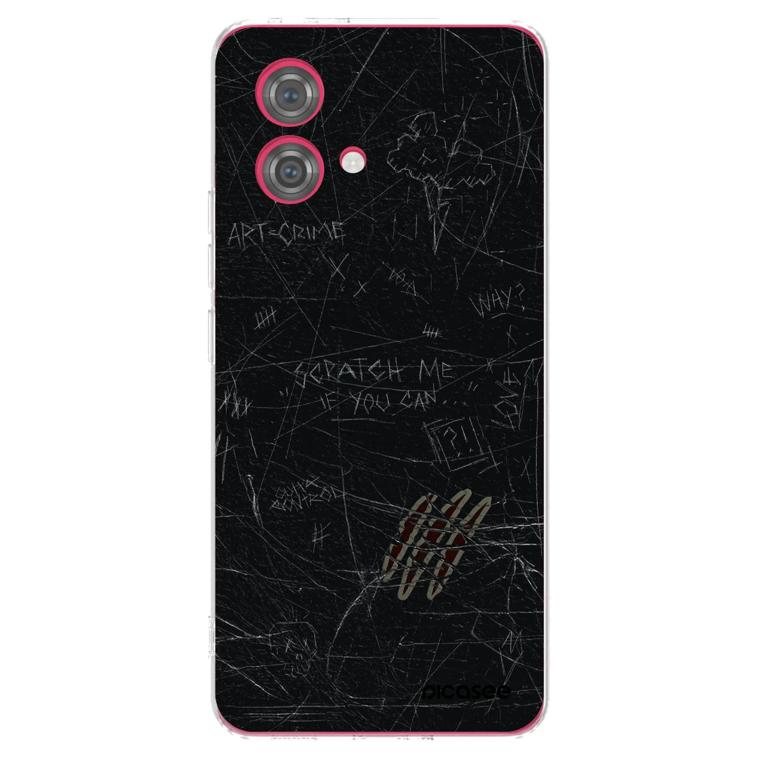 Picasee silikonski prozorni ovitek za Motorola Moto G84 5G - SCRATCH