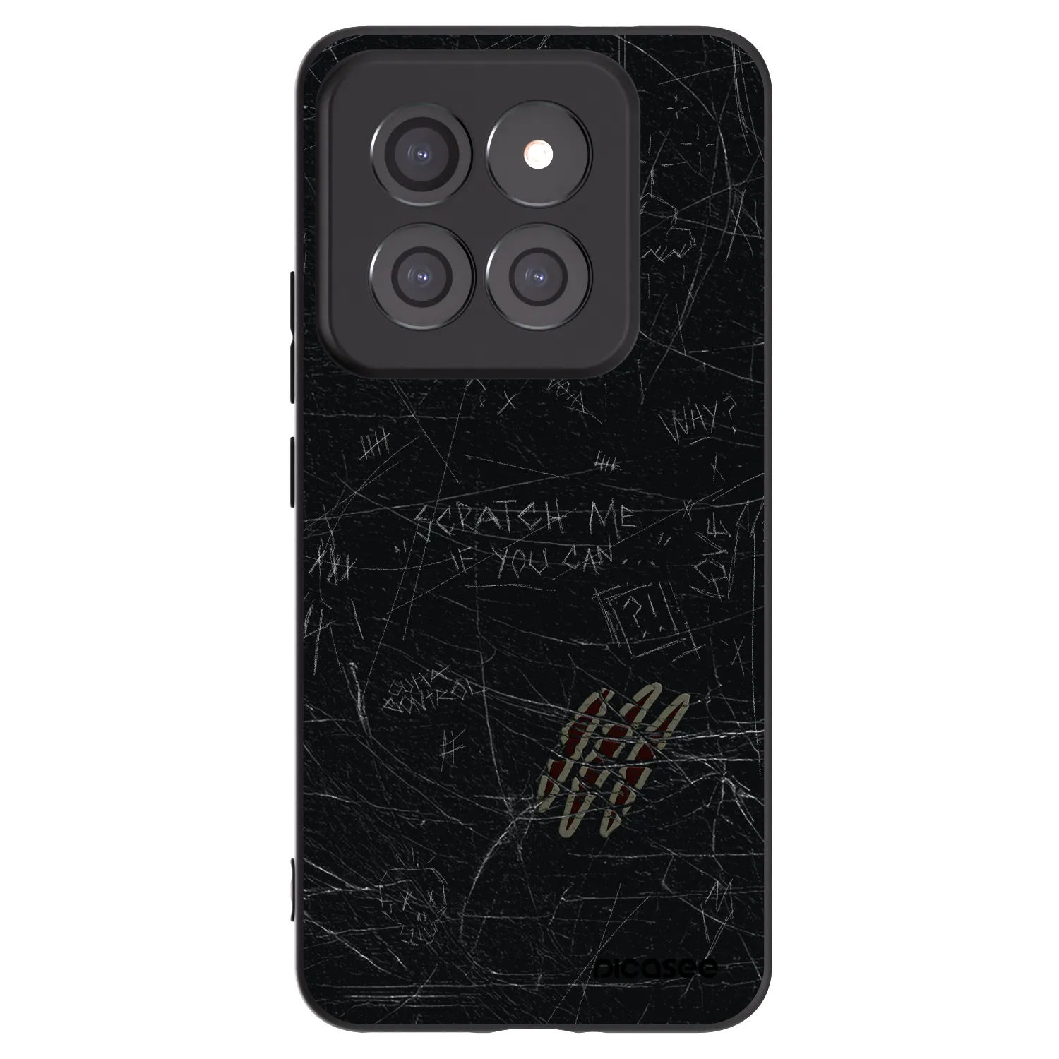 Picasee silikonski črni ovitek za Xiaomi 14 Pro - SCRATCH