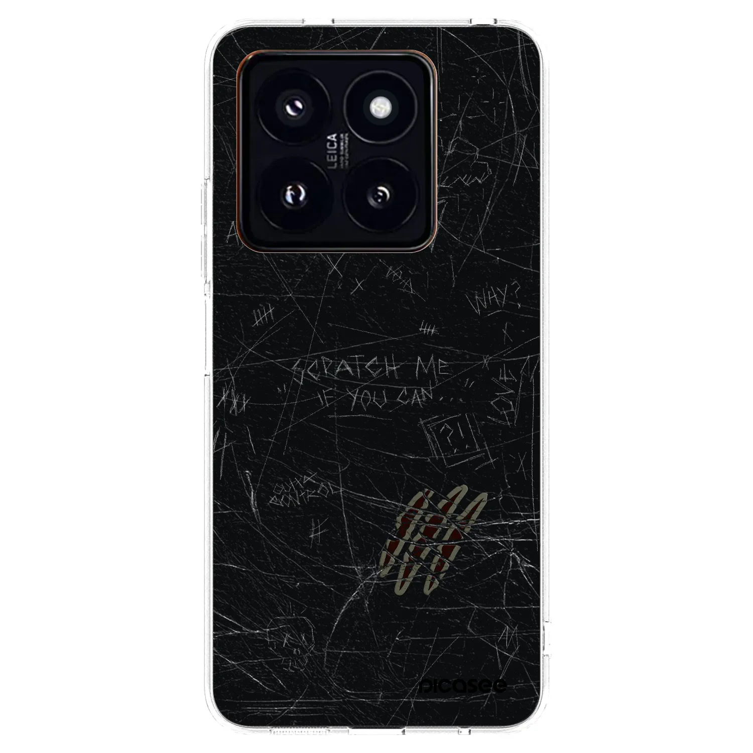 Picasee silikonski prozorni ovitek za Xiaomi 14 Pro - SCRATCH