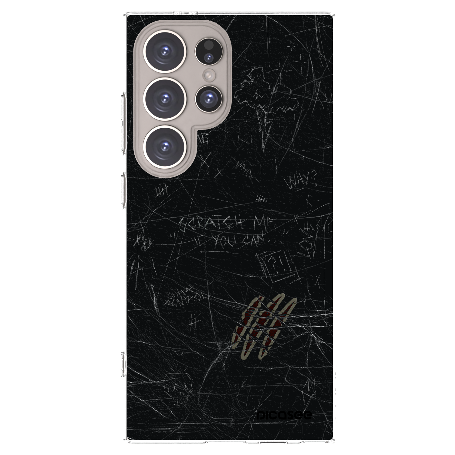 Picasee silikonski prozorni ovitek za Samsung Galaxy S24 Ultra S928B 5G - SCRATCH