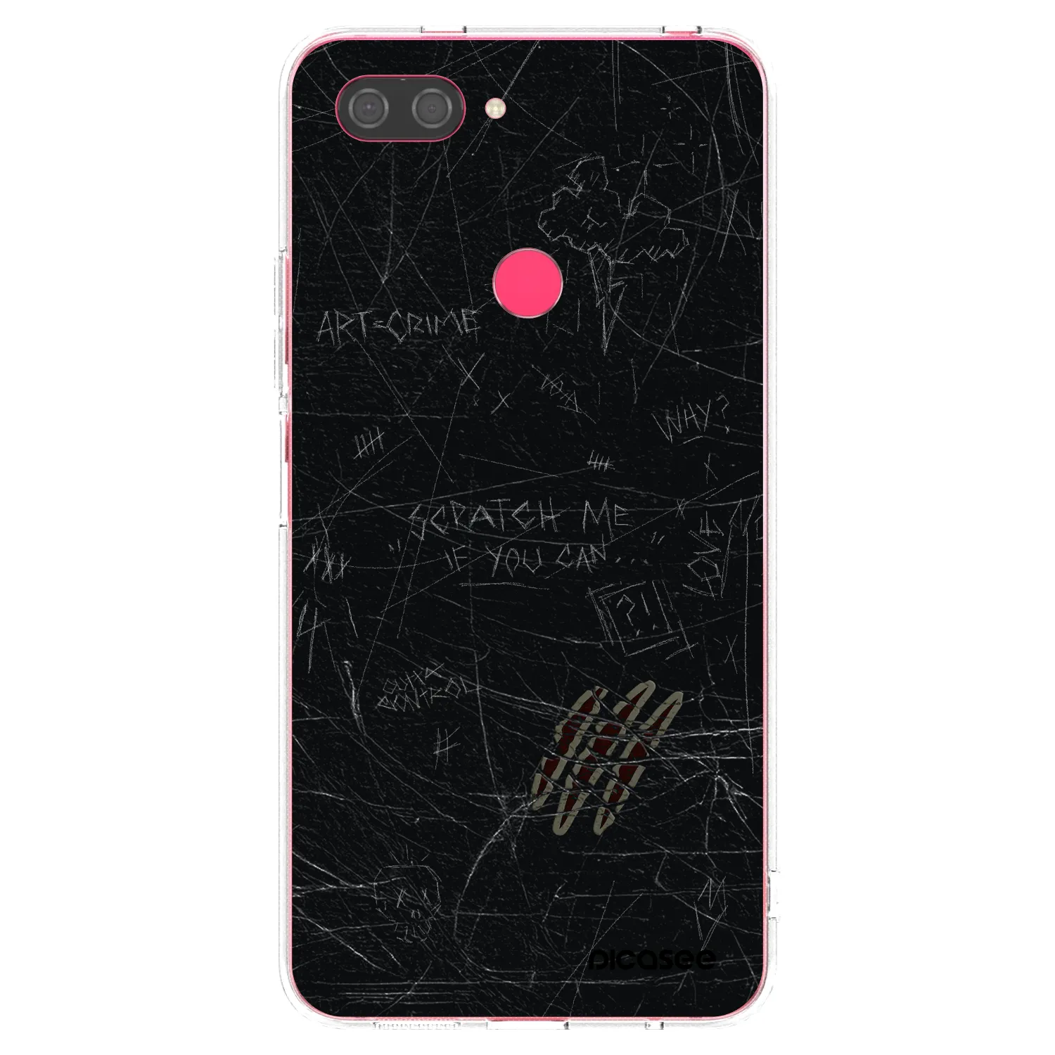 Picasee silikonski prozorni ovitek za Xiaomi Mi 8 Lite - SCRATCH