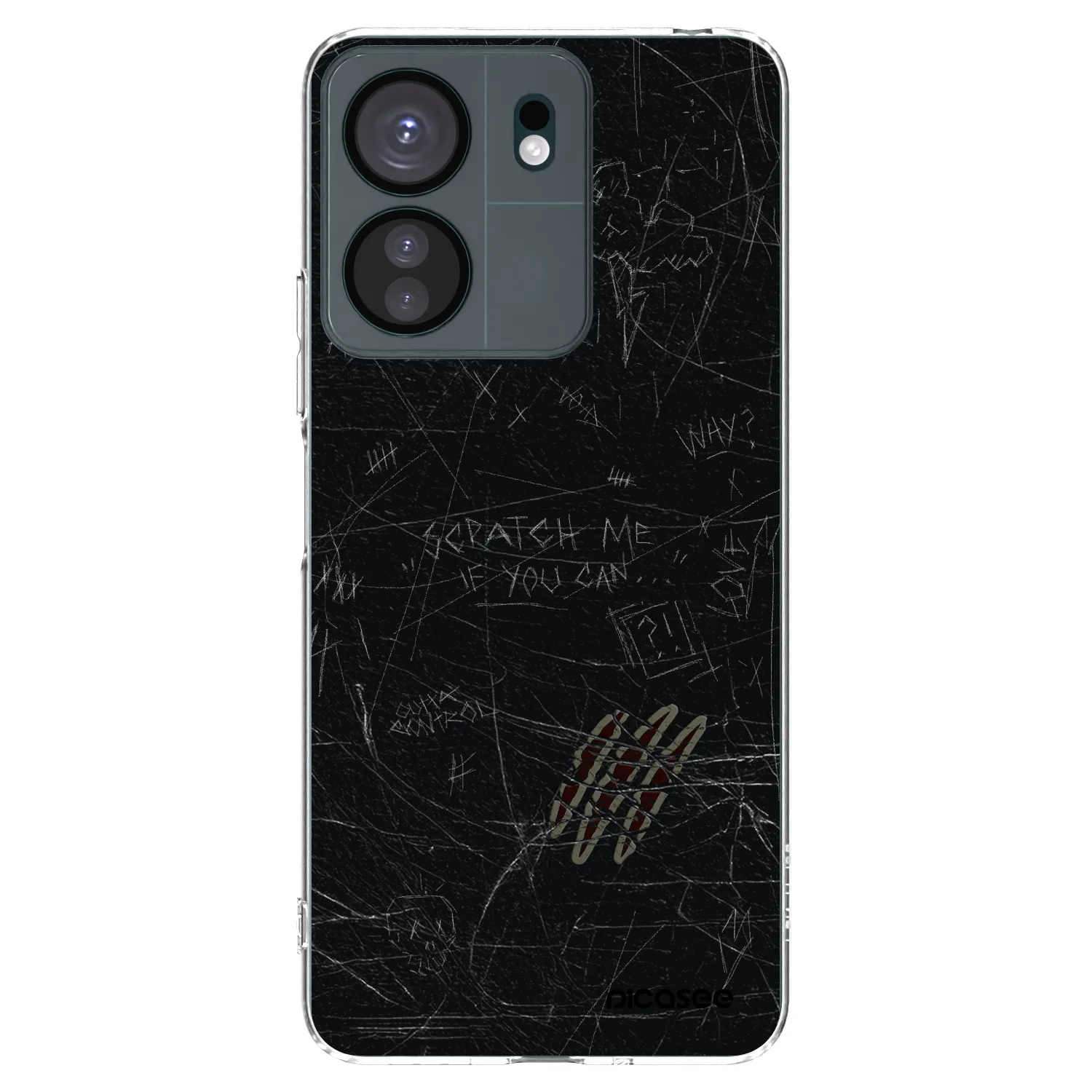 Picasee silikonski prozorni ovitek za Xiaomi Redmi 13C 4G - SCRATCH