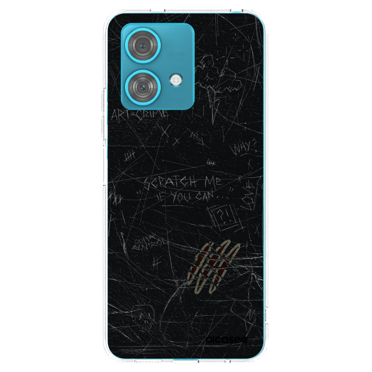 Picasee silikonski prozorni ovitek za Motorola Edge 40 Neo - SCRATCH