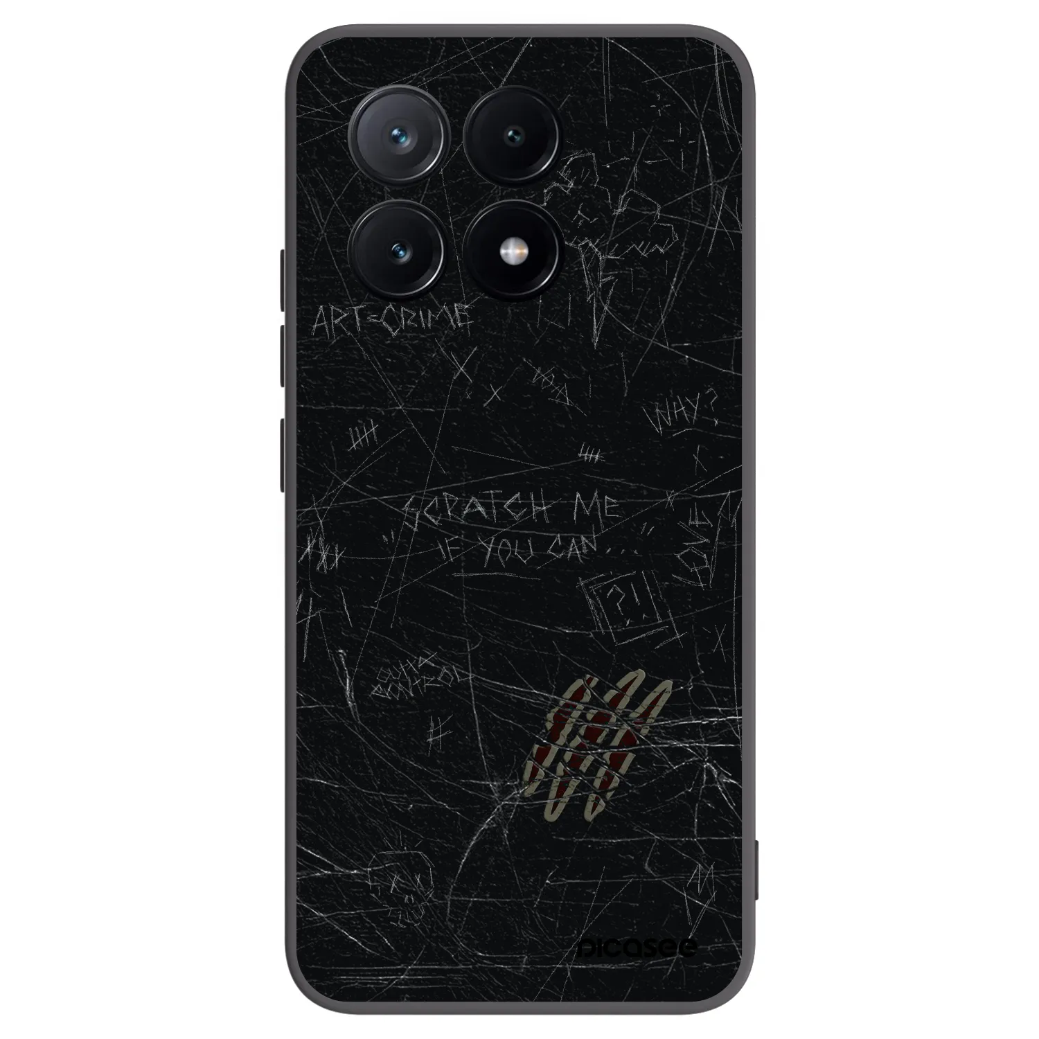 Picasee silikonski črni ovitek za Xiaomi Poco X6 Pro - SCRATCH