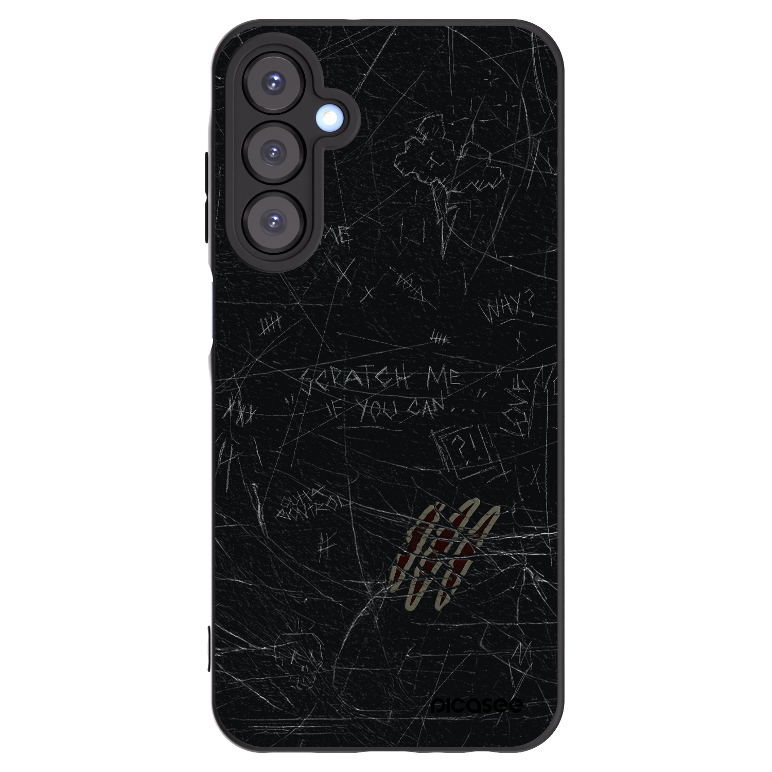 Picasee silikonski črni ovitek za Samsung Galaxy A25 A256B 5G - SCRATCH