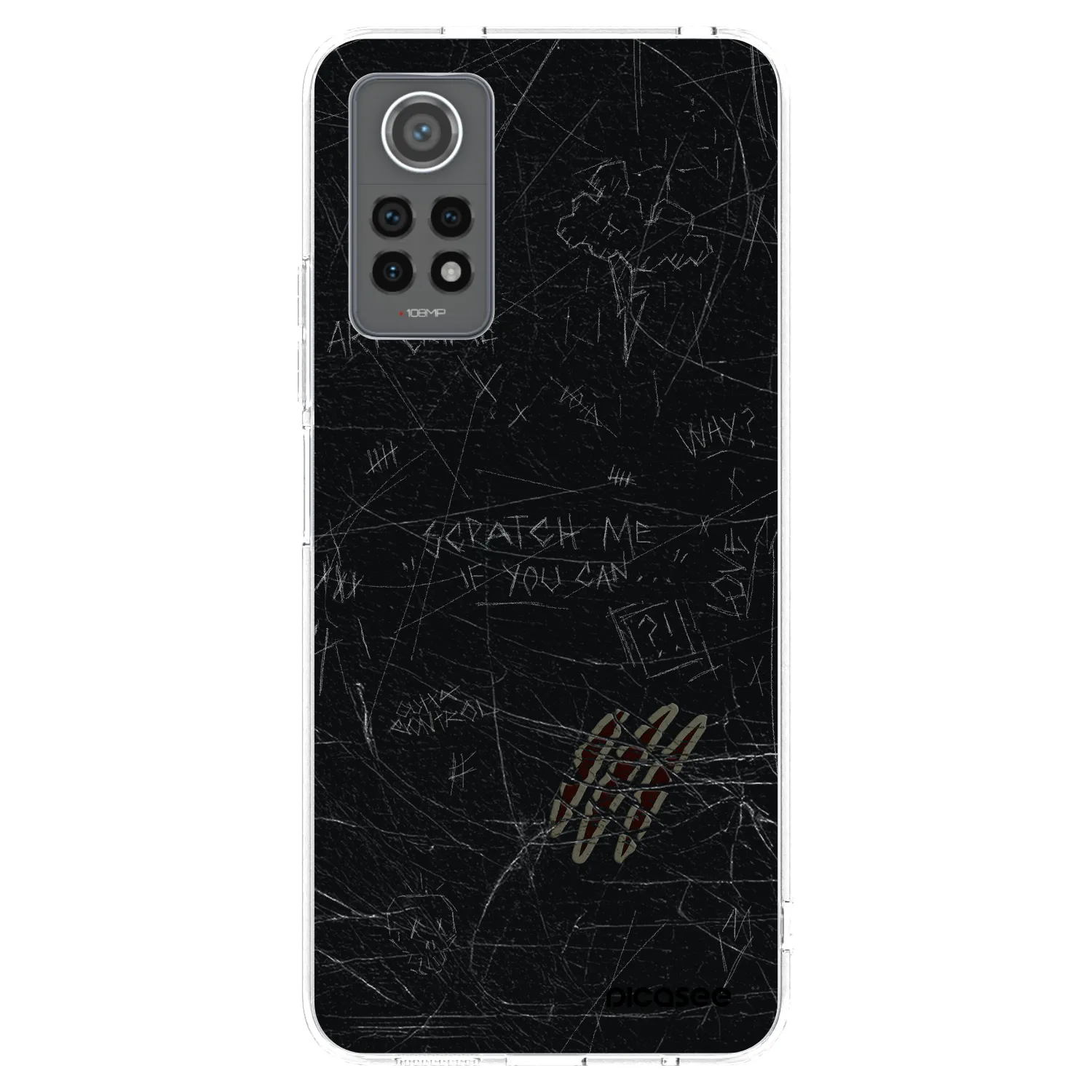 Picasee silikonski prozorni ovitek za Xiaomi Redmi Note 12 Pro 4G - SCRATCH
