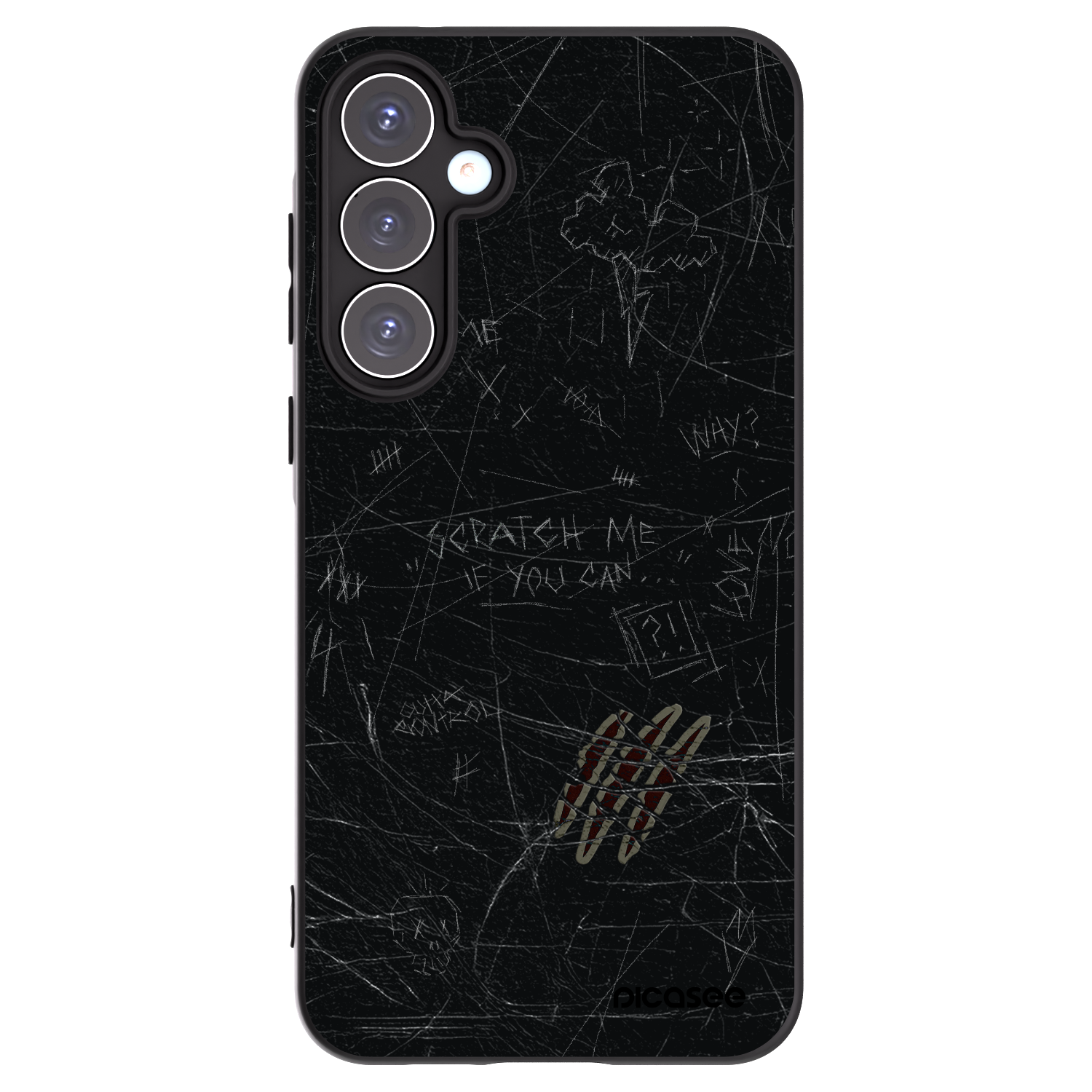 Picasee silikonski črni ovitek za Samsung Galaxy A55 5G A556B - SCRATCH