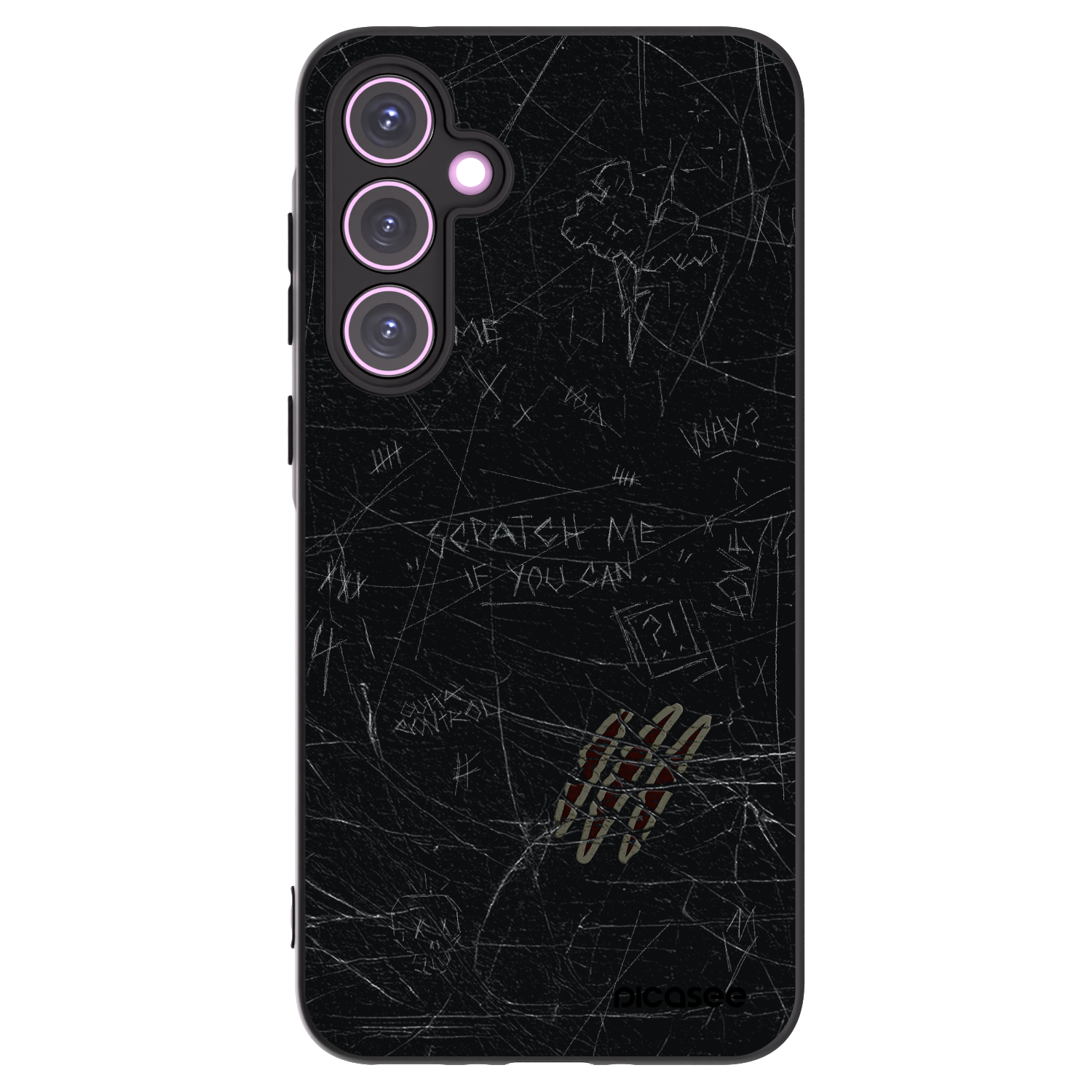 Picasee silikonski črni ovitek za Samsung Galaxy A35 5G A356B - SCRATCH