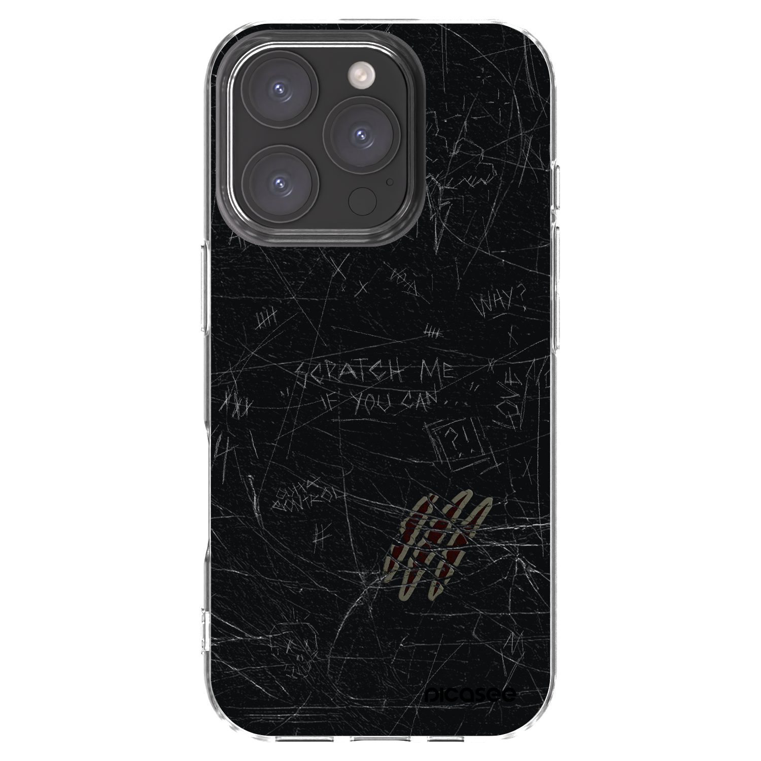 Picasee silikonski prozorni ovitek za Apple iPhone 16 Pro - SCRATCH