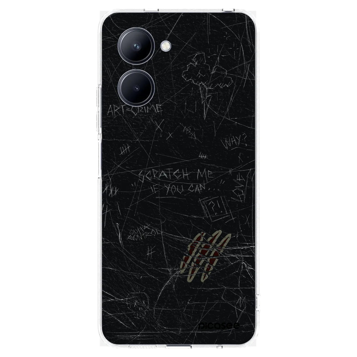 Picasee silikonski prozorni ovitek za Realme C33 (2023) - SCRATCH