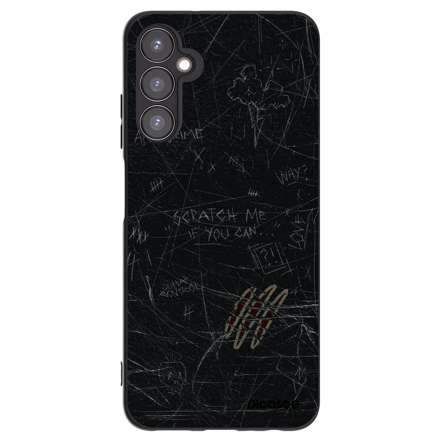 Picasee silikonski črni ovitek za Samsung Galaxy A05s A057G - SCRATCH