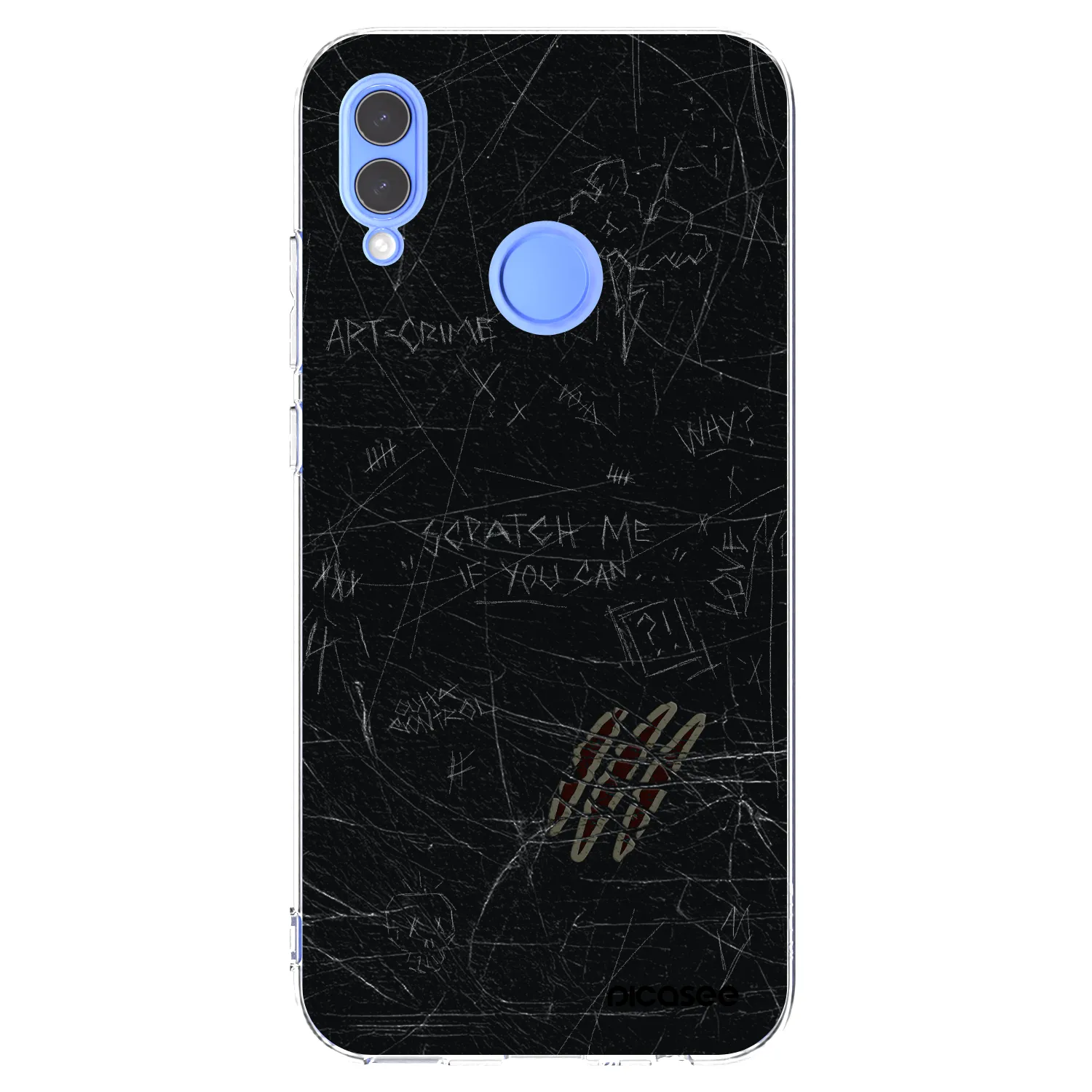 Picasee silikonski prozorni ovitek za Huawei P Smart 2019 - SCRATCH