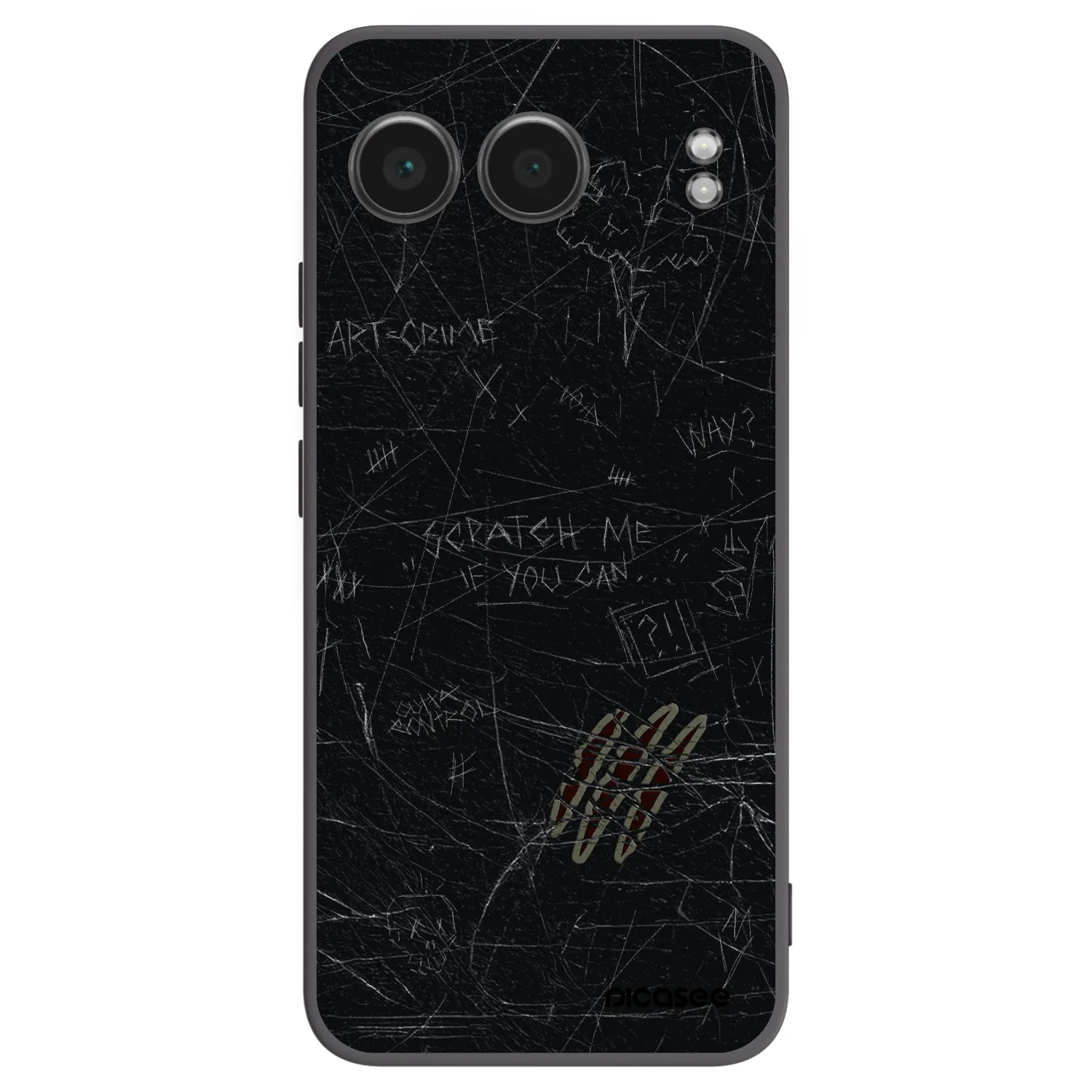 Picasee silikonski črni ovitek za OnePlus Nord 4 - SCRATCH