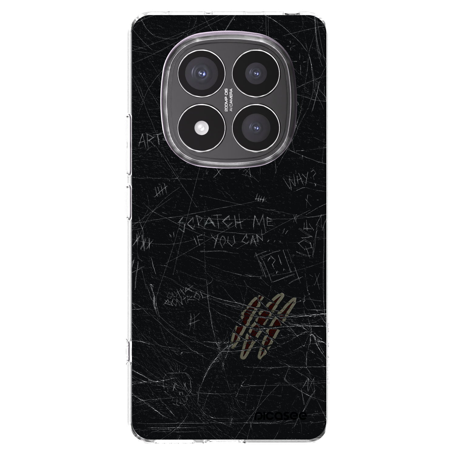 Picasee silikonski prozorni ovitek za Xiaomi Redmi Note 14 Pro+ 5G - SCRATCH