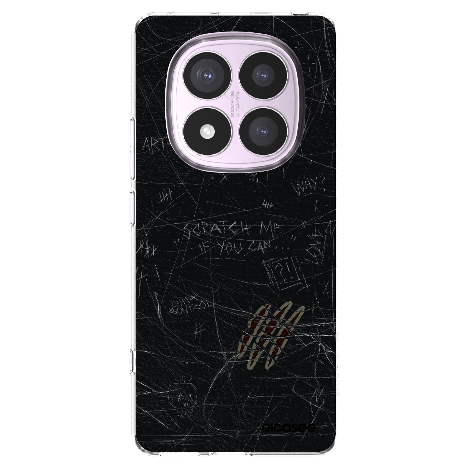 Picasee silikonski prozorni ovitek za Xiaomi Redmi Note 14 Pro 5G - SCRATCH
