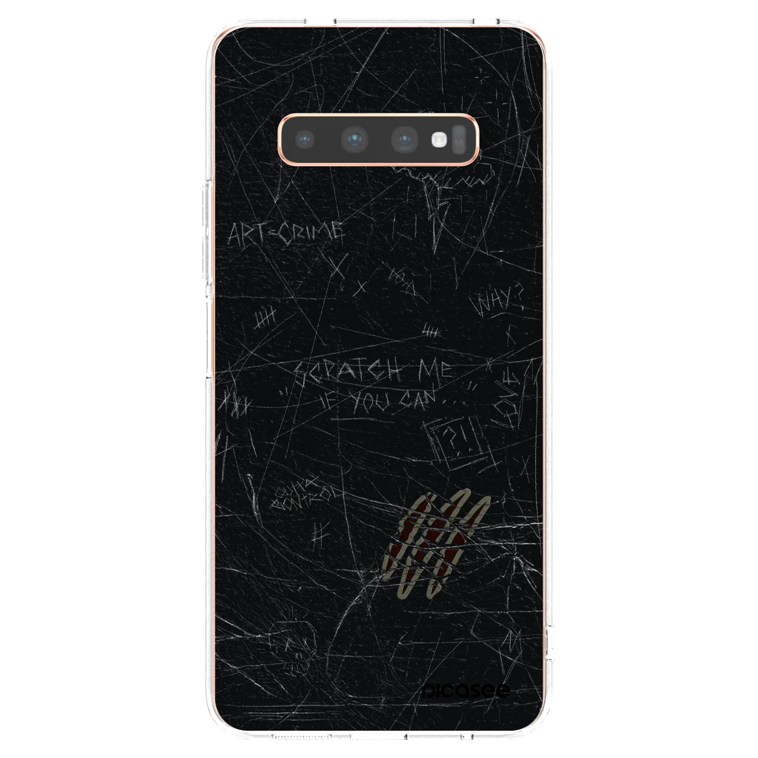 Picasee silikonski prozorni ovitek za Samsung Galaxy S10 Plus G975 - SCRATCH