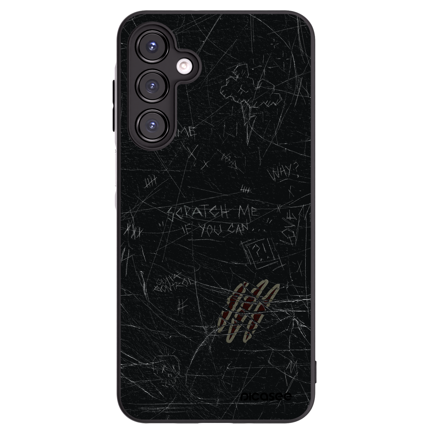 Picasee silikonski črni ovitek za Samsung Galaxy A16 5G - SCRATCH
