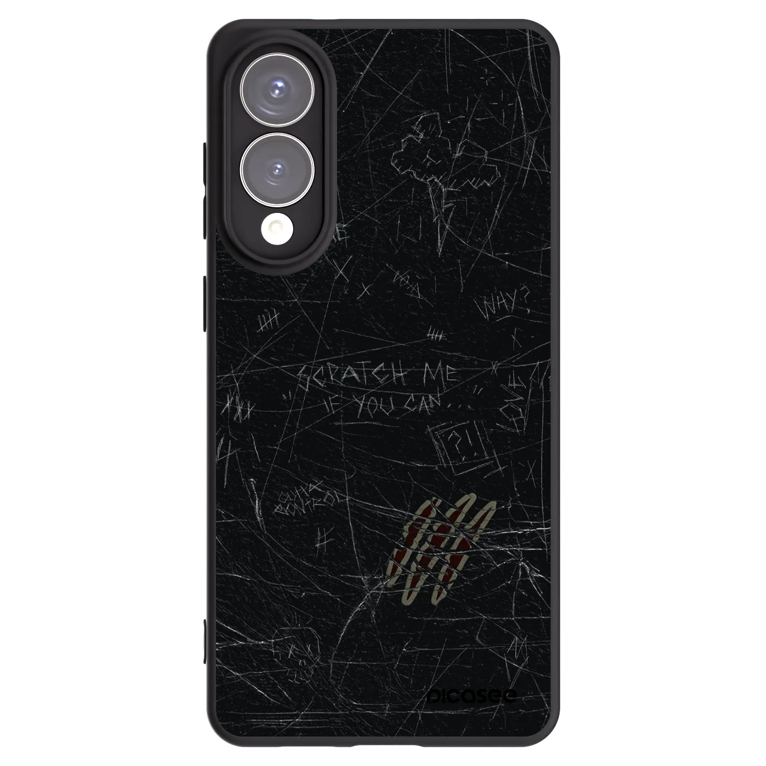 Picasee silikonski črni ovitek za Samsung Galaxy S25 Edge 5G - SCRATCH